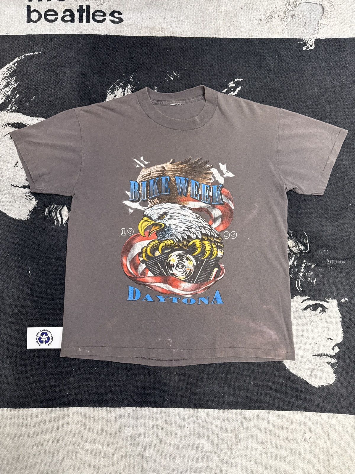 Vintage Biker Week Daytona 1999 Vintage 90’s Single Stitch T-Shirt Size US L / EU 52-54 / 3 - 1 Thumbnail