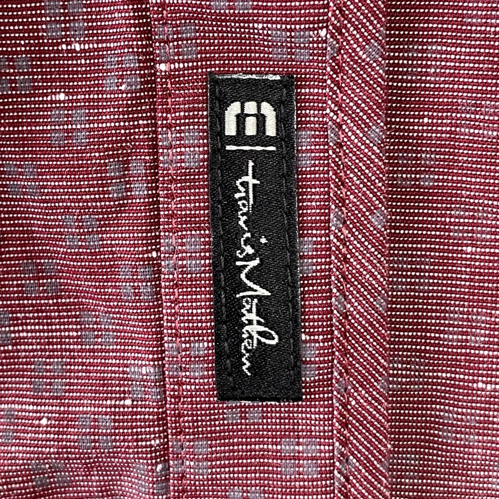 TravisMathew Travis Mathew Performance Shirt Men 2XL Brick Red Geometric Golf SS NWOT Size US XXL / EU 58 / 5 - 6 Thumbnail