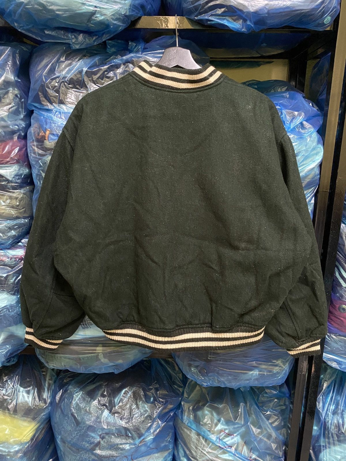 Vintage VINTAGE 80S GUASIMODE ACHIBI CLUB WOOL VARSITY JACKET Size US M / EU 48-50 / 2 - 6 Thumbnail