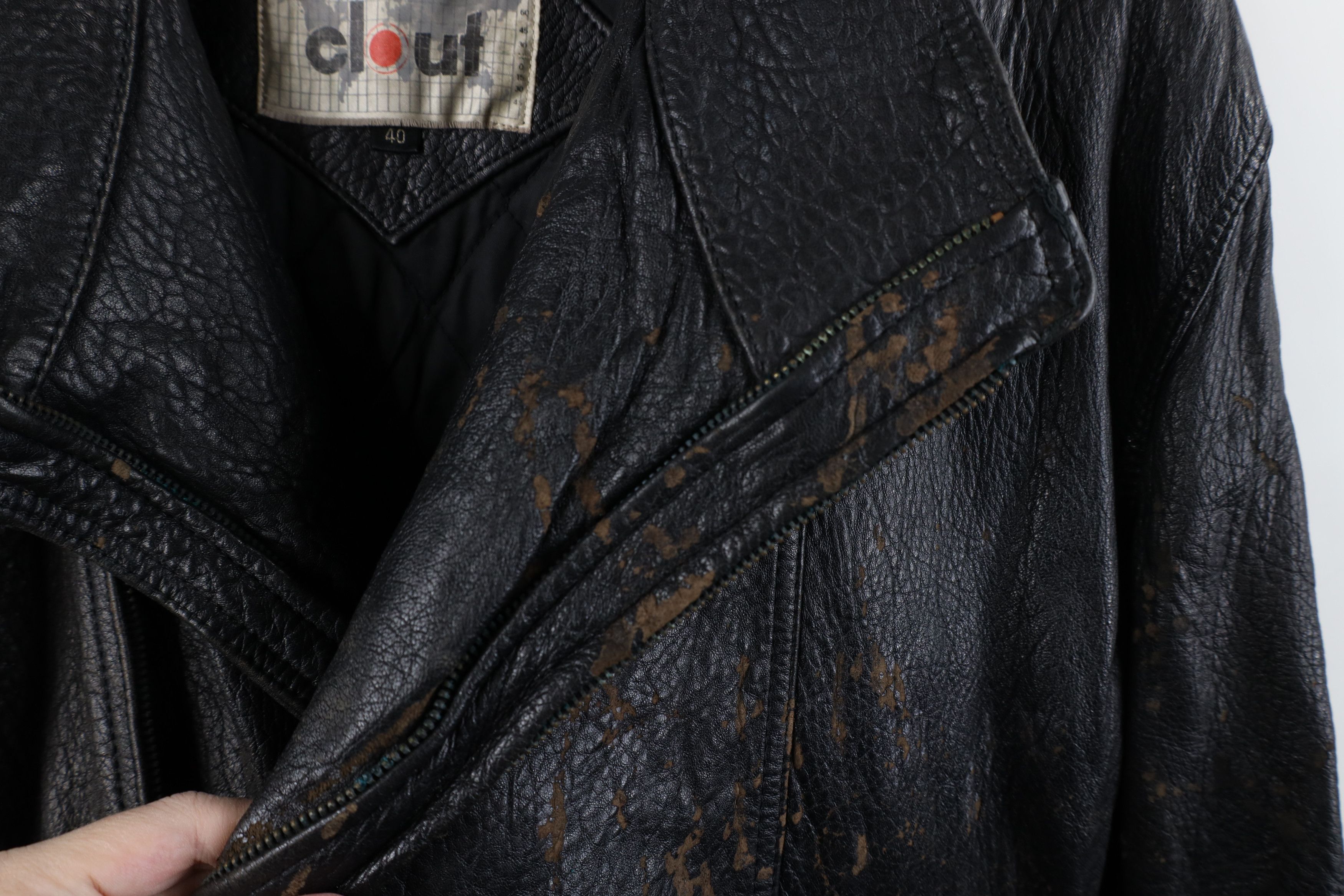Vintage Vintage 80s 90s Streetwear Belted Leather Trench Coat Jacket Size US XL / EU 56 / 4 - 5 Thumbnail