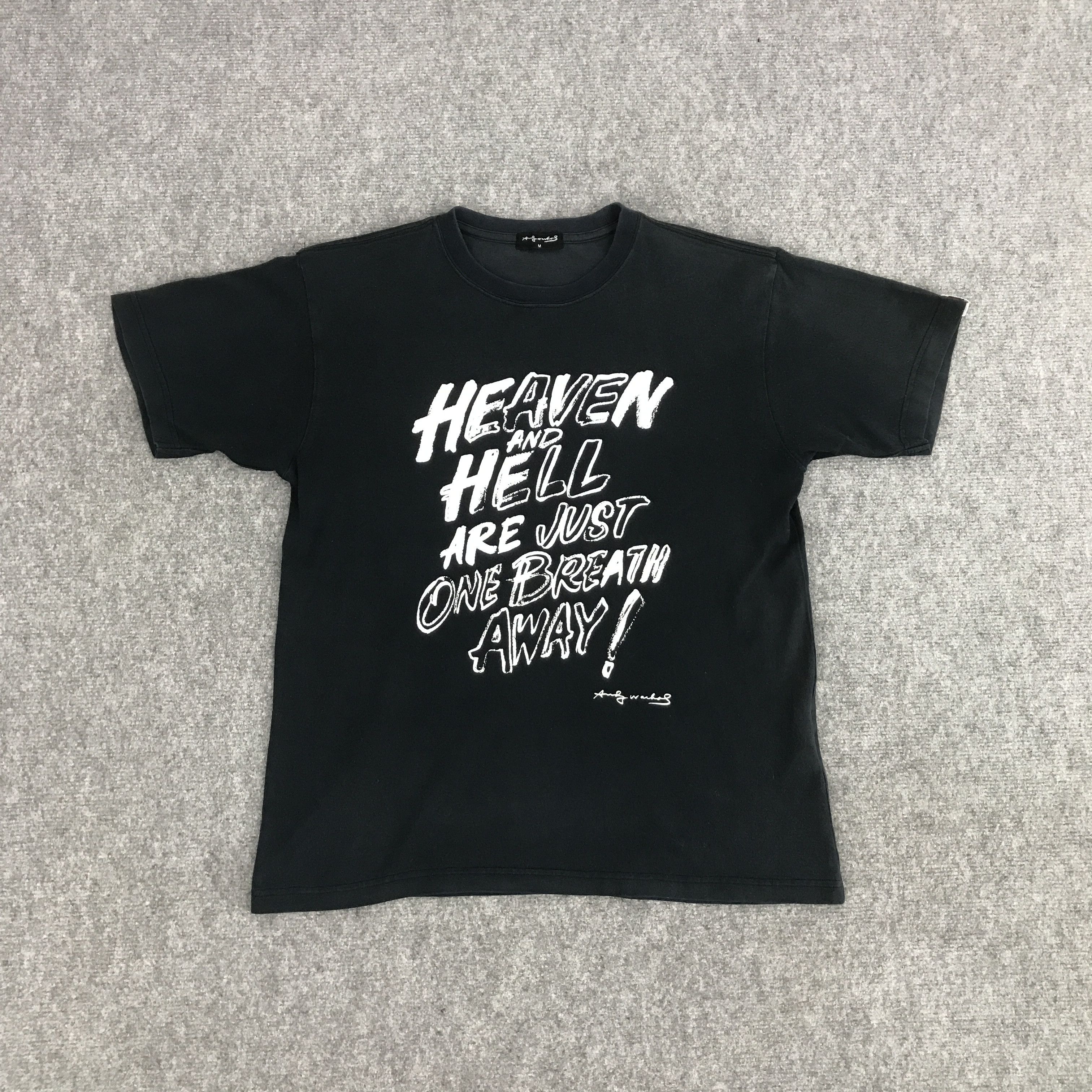 Andy Warhol × Japanese Brand × Uniqlo ANDY WARHOL X UNIQLO HEAVEN AND HELL TSHIRST Size US M / EU 48-50 / 2 - 1 Thumbnail
