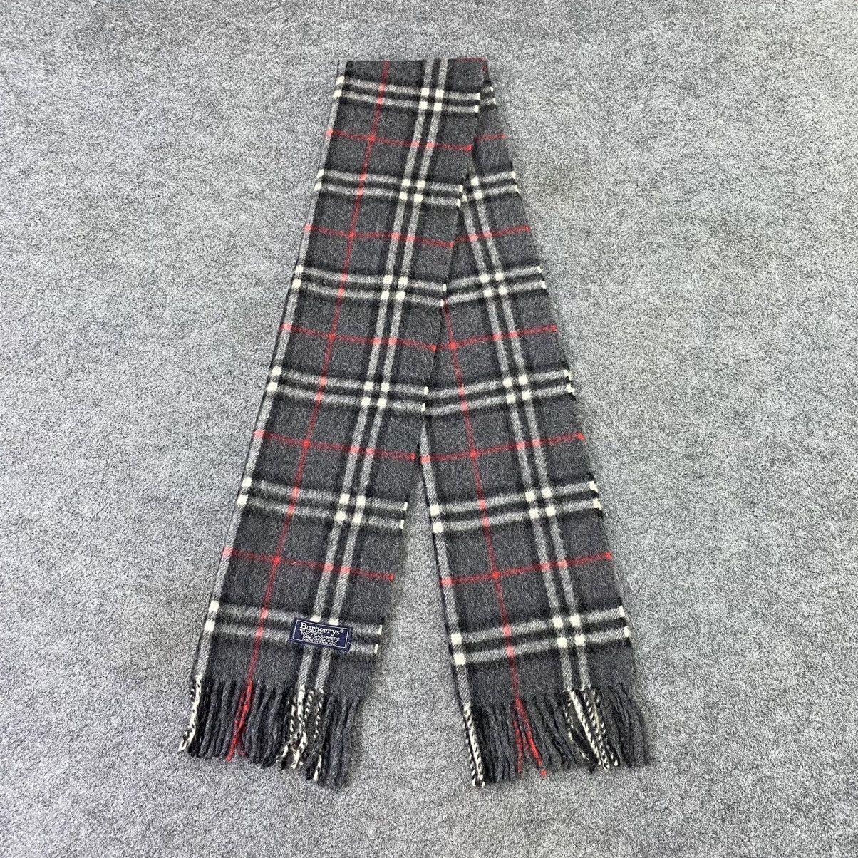 Burberry × Vintage Burberry Cashmere Muffler / Scarf / Neckwear-K058 Size ONE SIZE - 2 Thumbnail