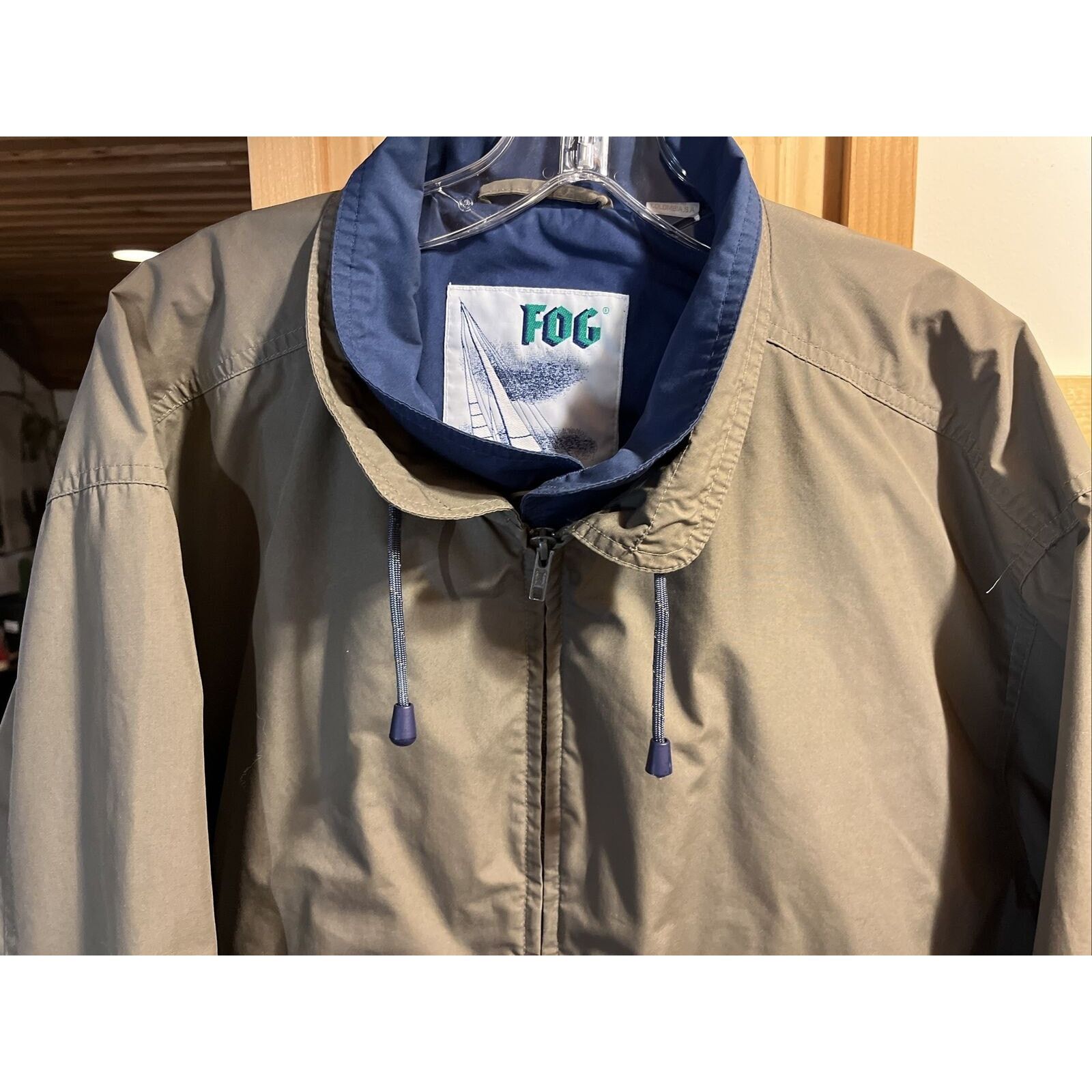 London Fog London Fog Vintage Men’s L Gray Full Zip Windbreaker Jacket Size US L / EU 52-54 / 3 - 6 Thumbnail