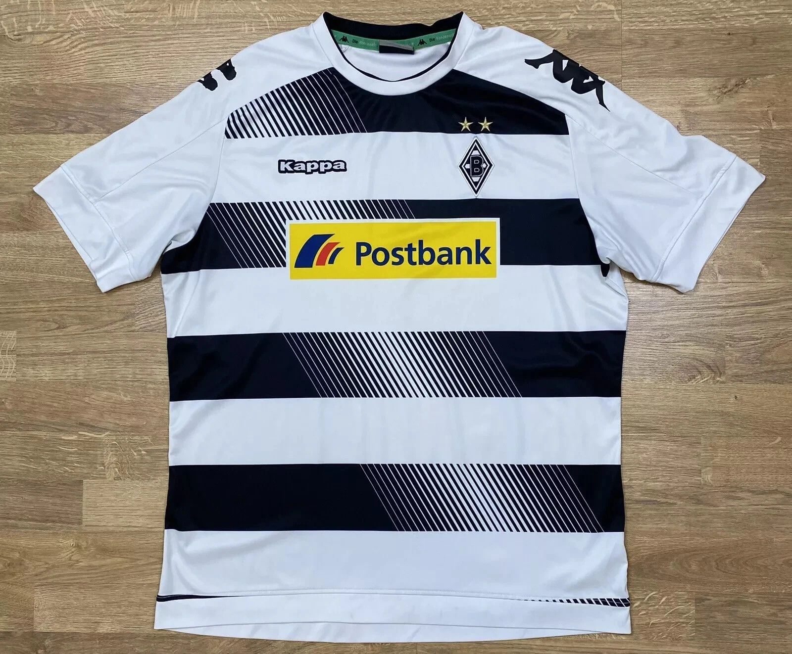 Kappa BORUSSIA MONCHENGLANDBACH 2016 2017 HOME JERSEY SOCCER SHIRT Size US XXL / EU 58 / 5 - 1 Thumbnail