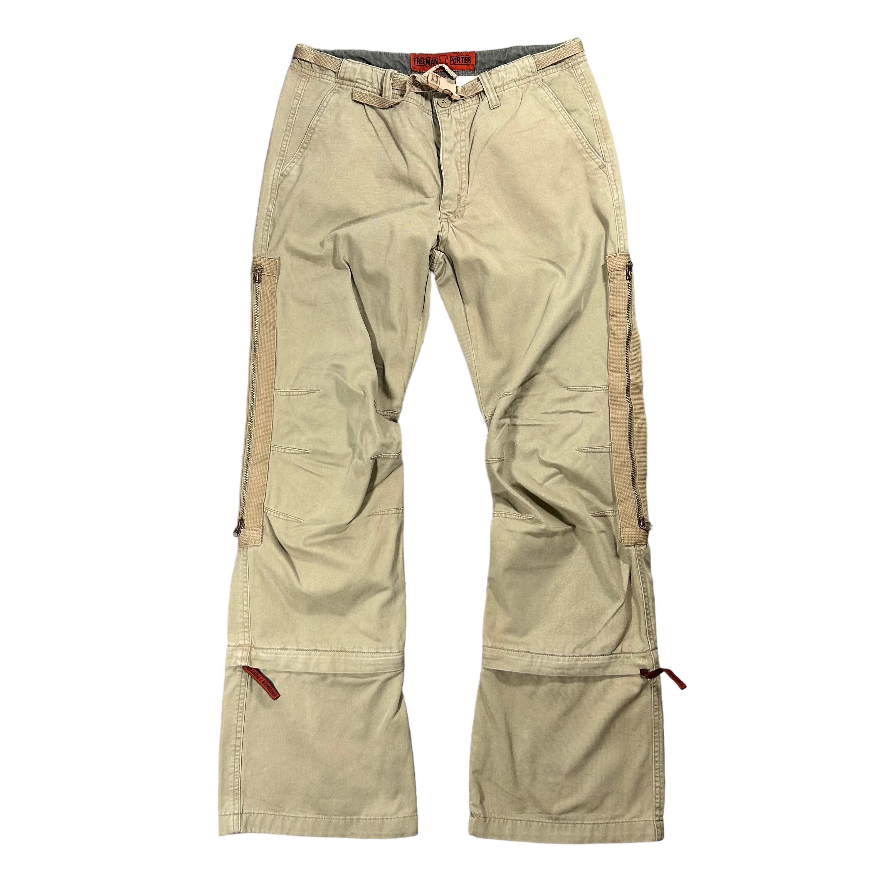 Pantalon Chino Beige Freeman T. Porter Taille W31 (40FR) Bas élastiqué - Occasion Très Bon état