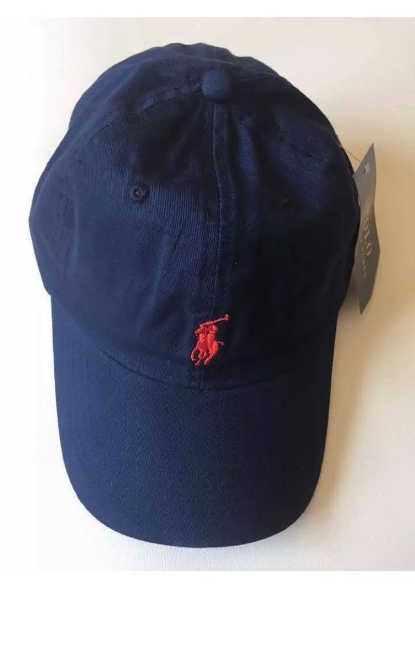 Ralph Lauren Ralph Lauren Cap - Navy Blue Size ONE SIZE - 1 Thumbnail