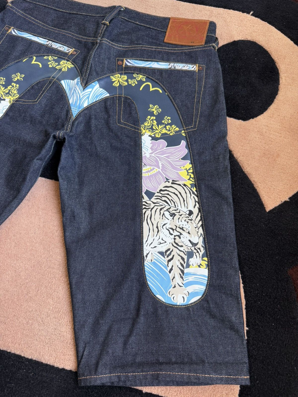 Evisu evisu tiger daicock style denim shorts size：33 Size US 33 - 6 Thumbnail