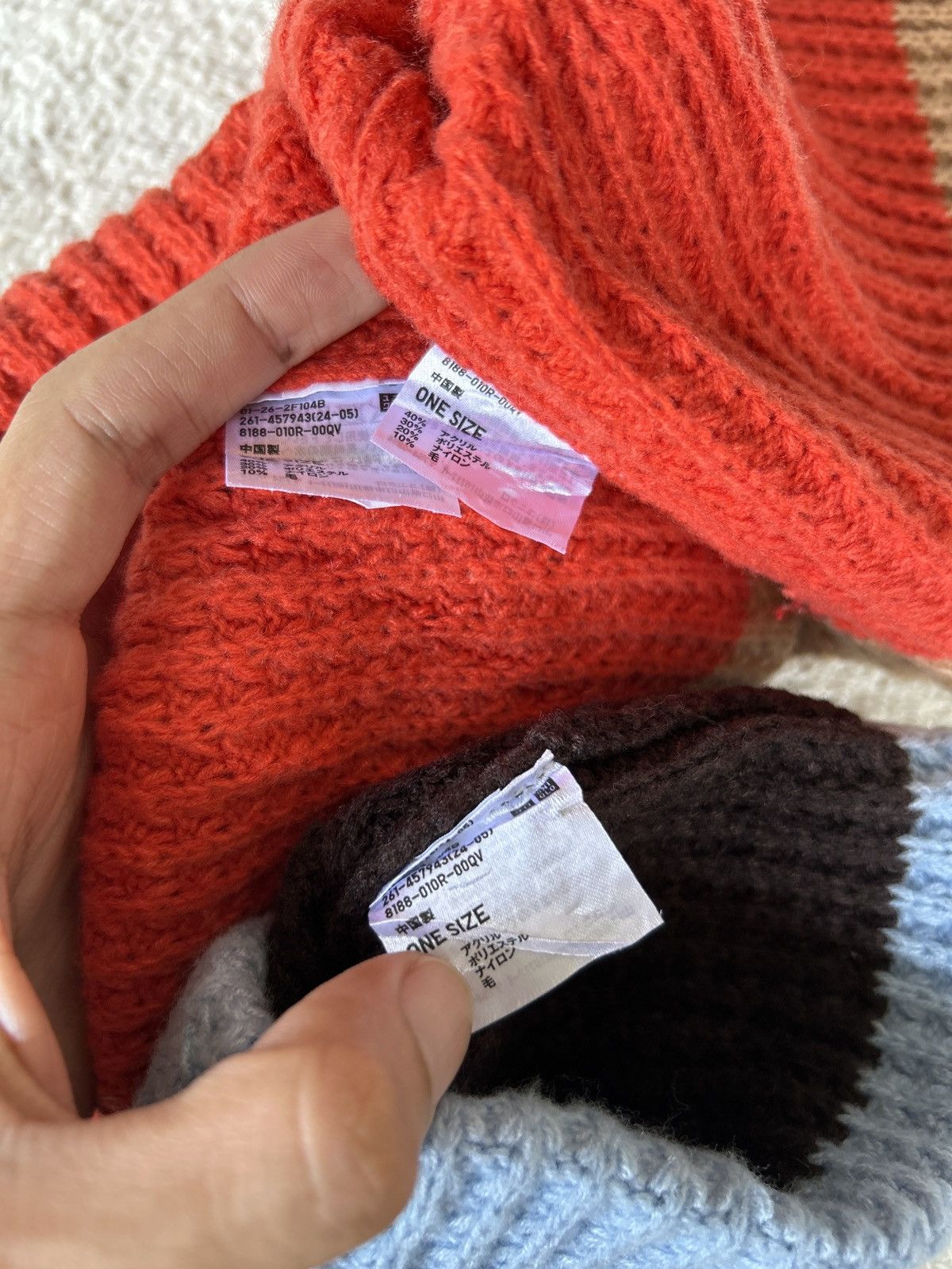 Marni 🔥COMBO 5pcs Marni Popcorn knitted x uniqlo beanie&balaclava Size ONE SIZE - 8 Thumbnail