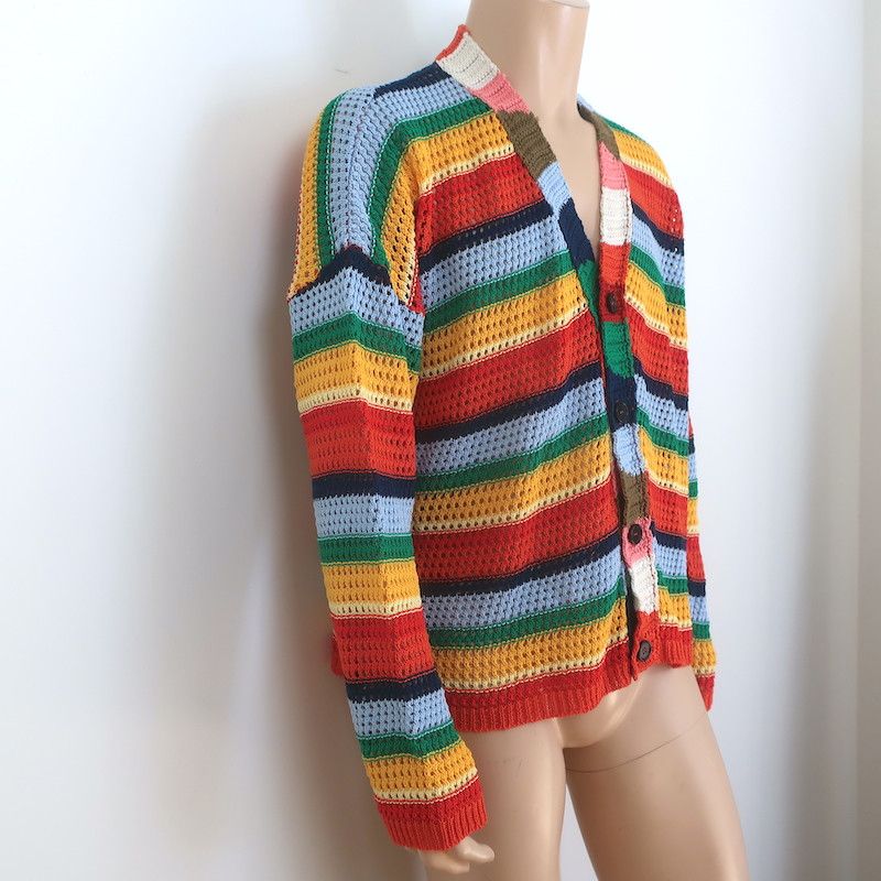 Marni × No Vacancy Inn Marni x No Vacancy Inn Striped Cardigan Multi Size 48 NEW Size US M / EU 48-50 / 2 - 4 Thumbnail