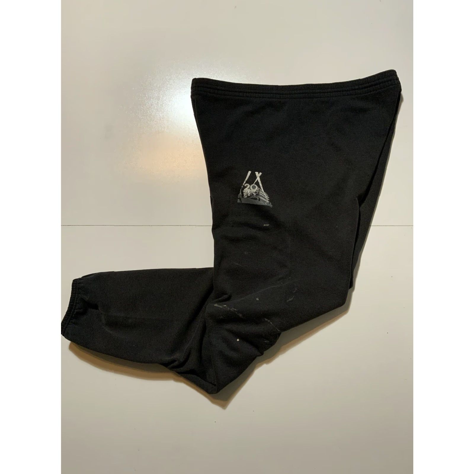 Hanes VINTAGE Hanes 20th Century Fox Studios Film Movie Black Jogger Sweatpants XL Men Size US 36 / EU 52 - 3 Thumbnail