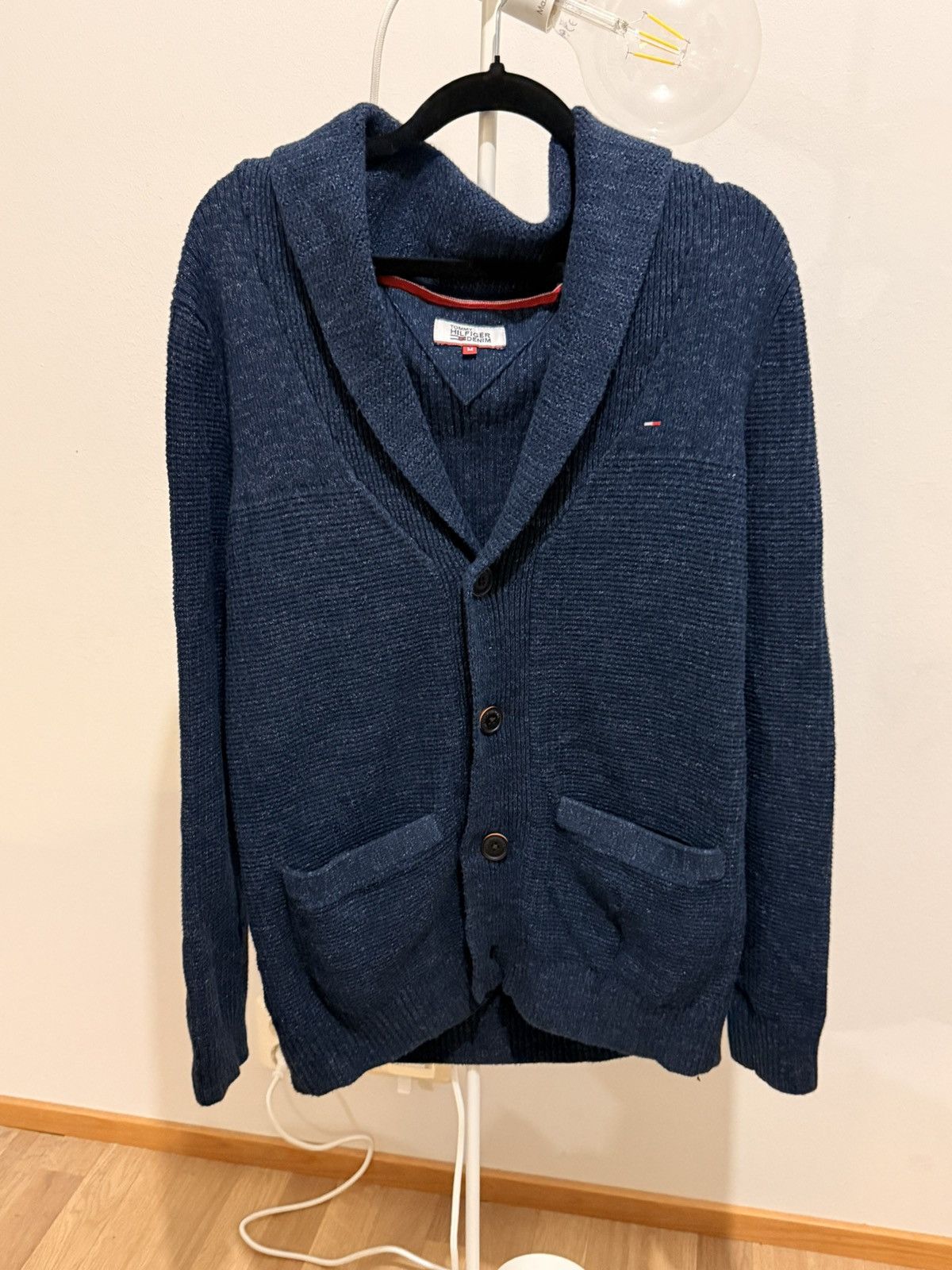 Tommy Hilfiger Tommy Hilfiger Shawl-Collar Cardigan Size US M / EU 48-50 / 2 - 2 Thumbnail