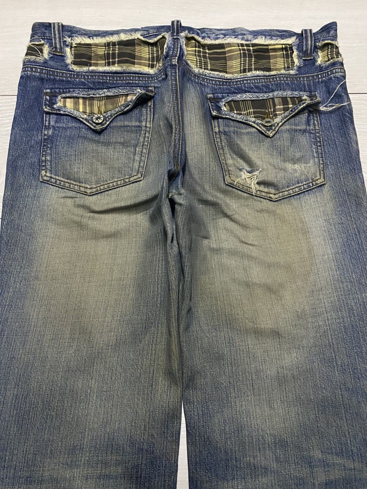 Japanese Brand Vintage Japanese Brand Beach Sound Distressed Baggy Jeans Size US 36 / EU 52 - 4 Thumbnail