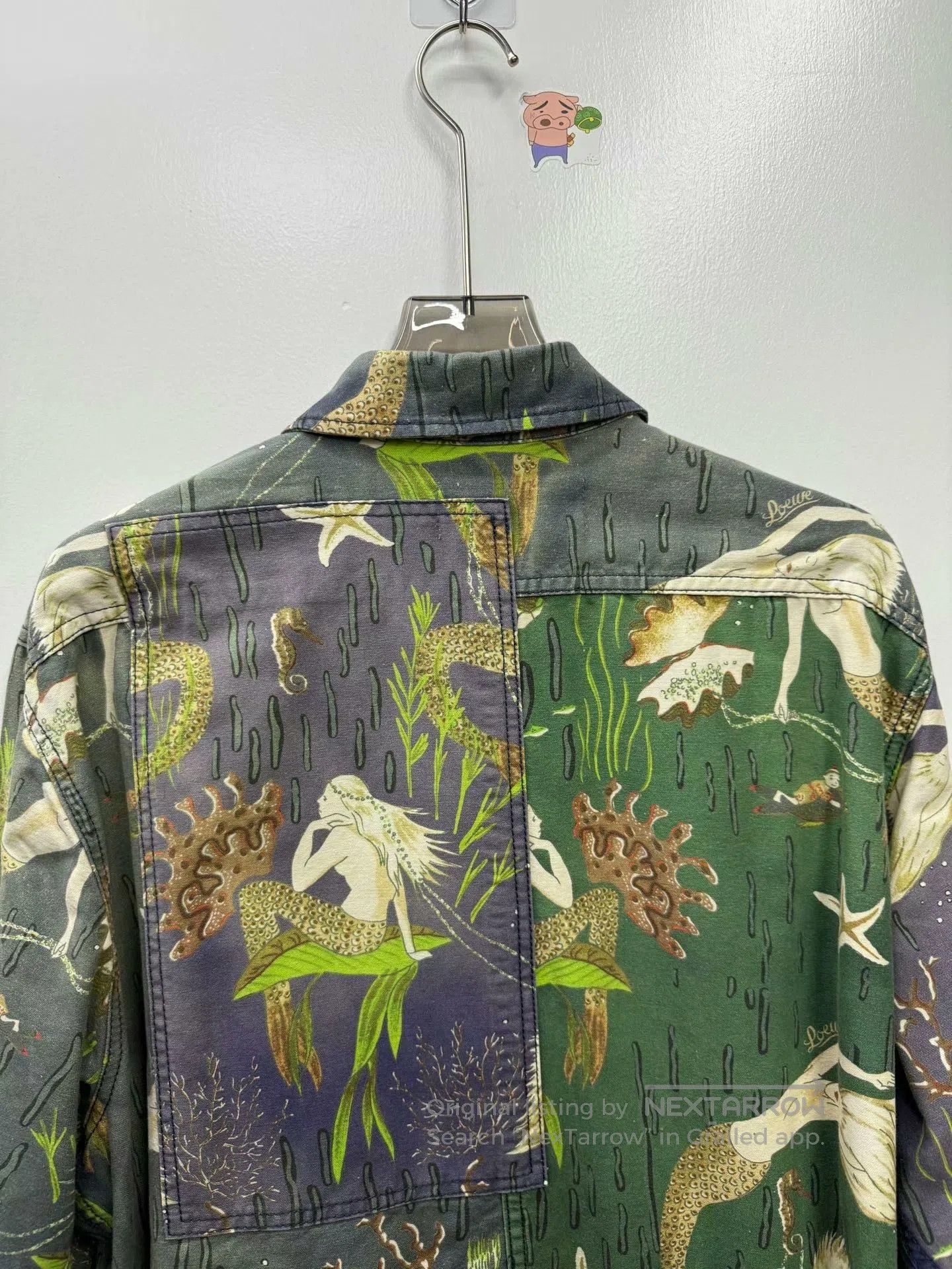 Loewe Loewe Mermaid Print Denim Jacket. Size L / US 10 / IT 46 - 5 Thumbnail
