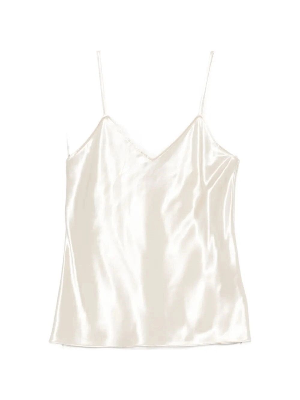 Alberta Ferretti Shiny Satin Top Size M / US 6-8 / IT 42-44 - 1 Thumbnail
