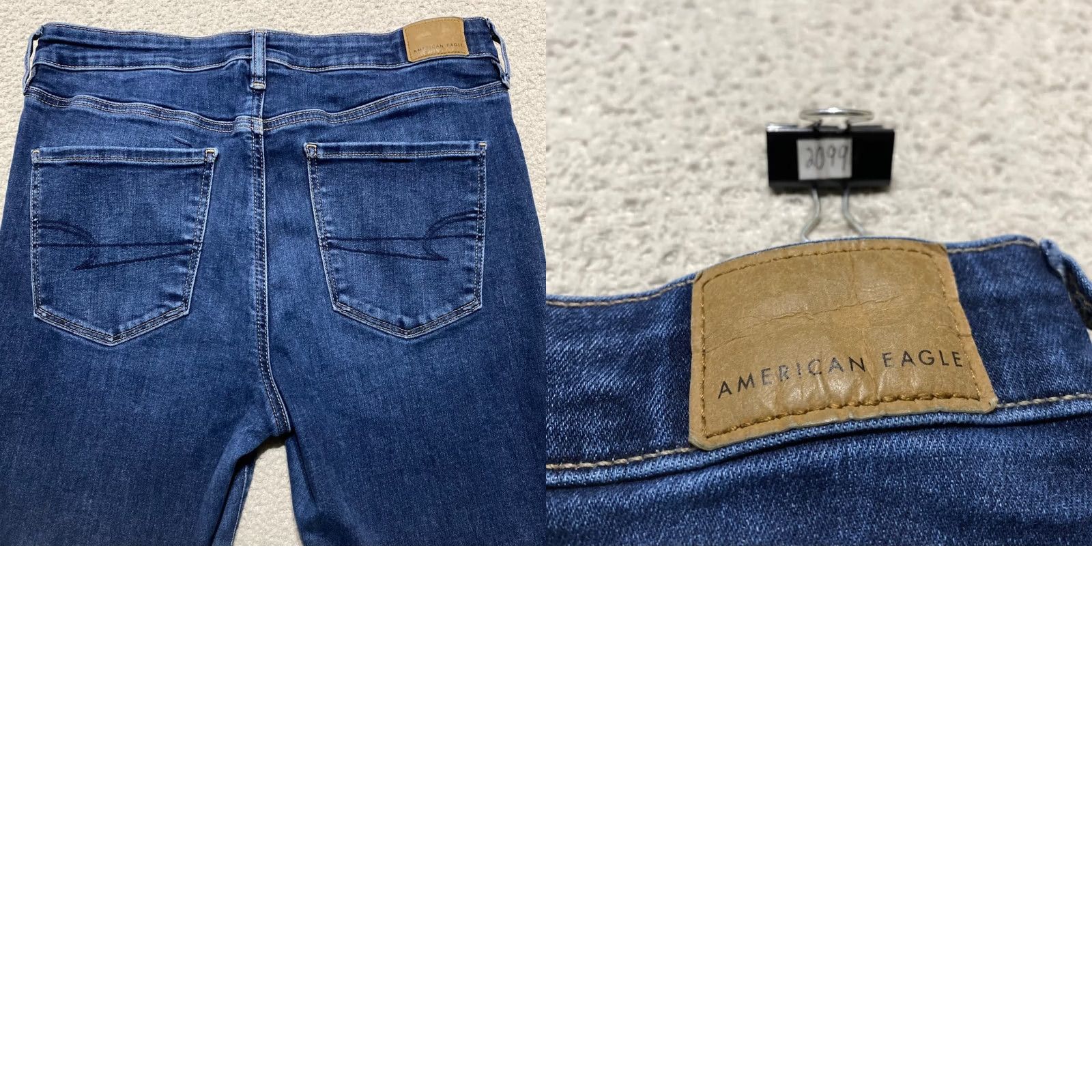 American Eagle Outfitters American Eagle Jeans Womens sz 12 High Rise Jegging Blue Denim Medium Wash Size 34" / US 12 / IT 48 - 9 Thumbnail