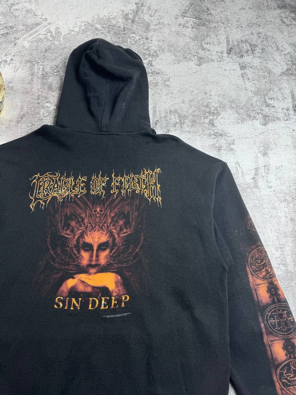 Band Tees Cradle Of Filth 2000 Sin Deep Black Men’s XL Band Tour Merch Hoodie Sweatshirt Size US XL / EU 56 / 4 - 7 Thumbnail