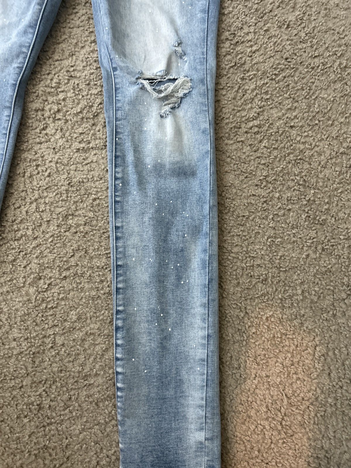 Pacsun Blue stacked skinny Jeans Size US 30 / EU 46 - 2 Thumbnail