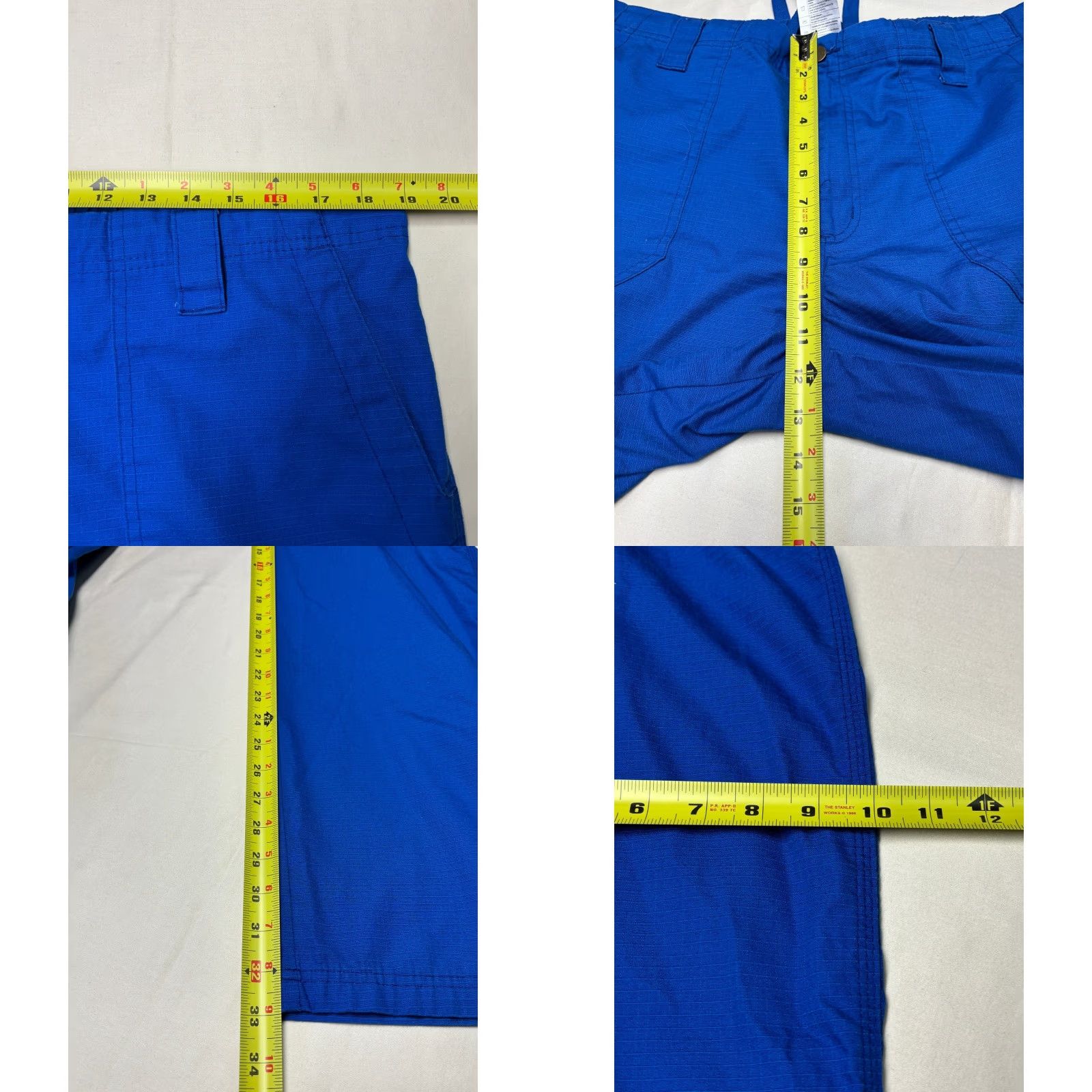 Carhartt VINTAGE? Carhartt Men Royal Blue Cargo Pants Work Utility Cotton Polyester 38X33 Size US 38 / EU 54 - 8 Thumbnail