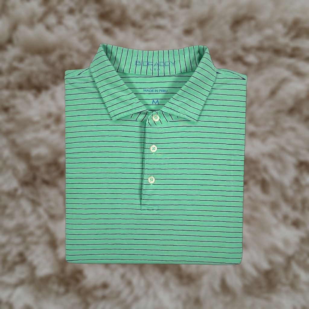 B Draddy Golf Polo Shirt Mens Medium EUC Waste Management Phoenix Open