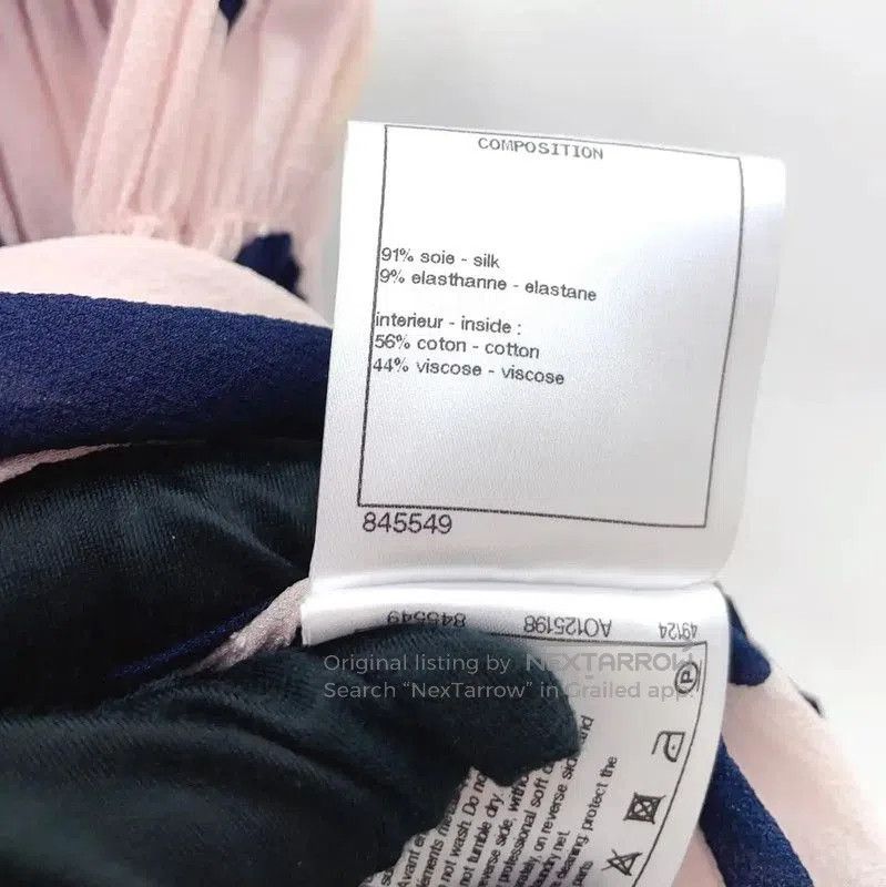 Chanel Chanel Pleated Pink Silk Blend Mini Skirt . Size 23" - 9 Thumbnail