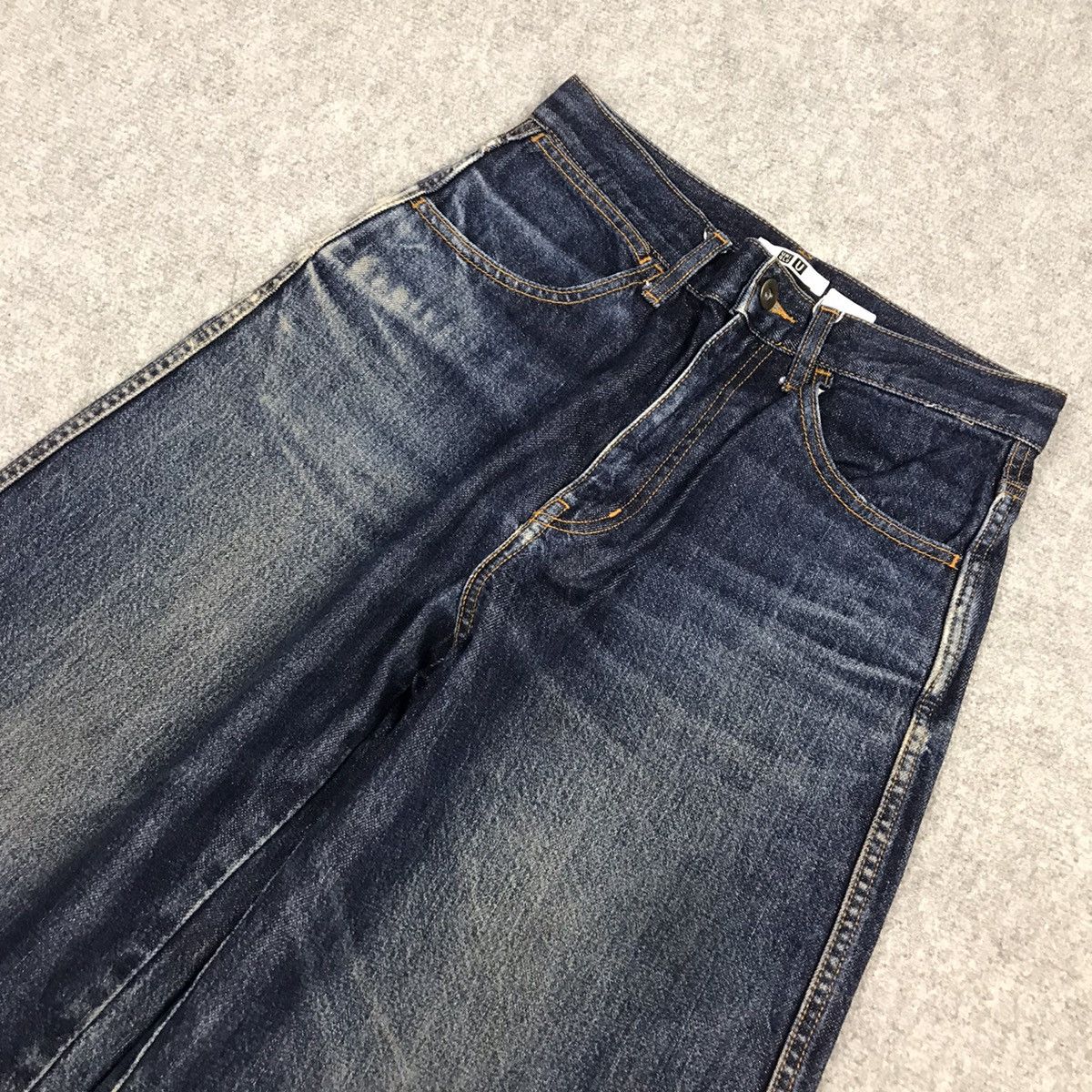 Japanese Brand UNIQLO X U UNDERCAVER BAGGY STYLE DENIM PANTS Size 24" / US 00 / IT 34 - 5 Thumbnail