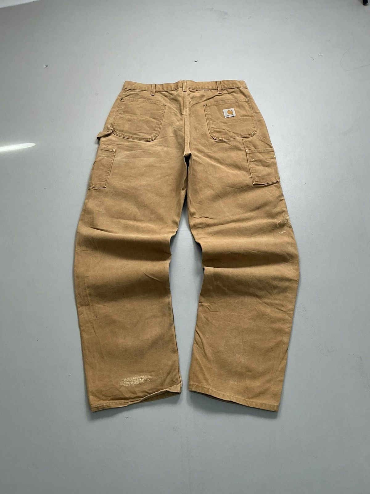 Carhartt Vintage Carhatt B01 BRN double knee workwear Size US 38 / EU 54 - 2 Thumbnail