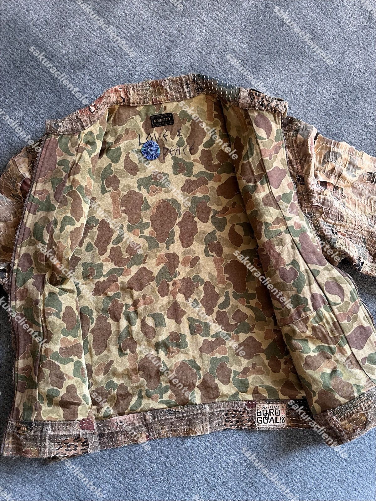 Kapital Kapital Multi-Camo Mix Boro Jacket Size US L / EU 52-54 / 3 - 3 Thumbnail