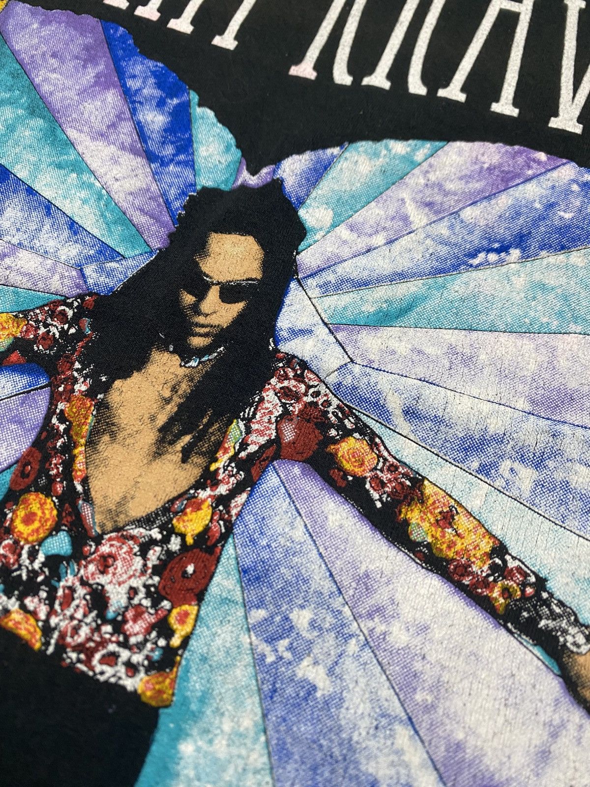 Band Tees Rare Vintage 90s OG Lenny Kravitz (Universal Love Tour) Size US L / EU 52-54 / 3 - 2 Thumbnail