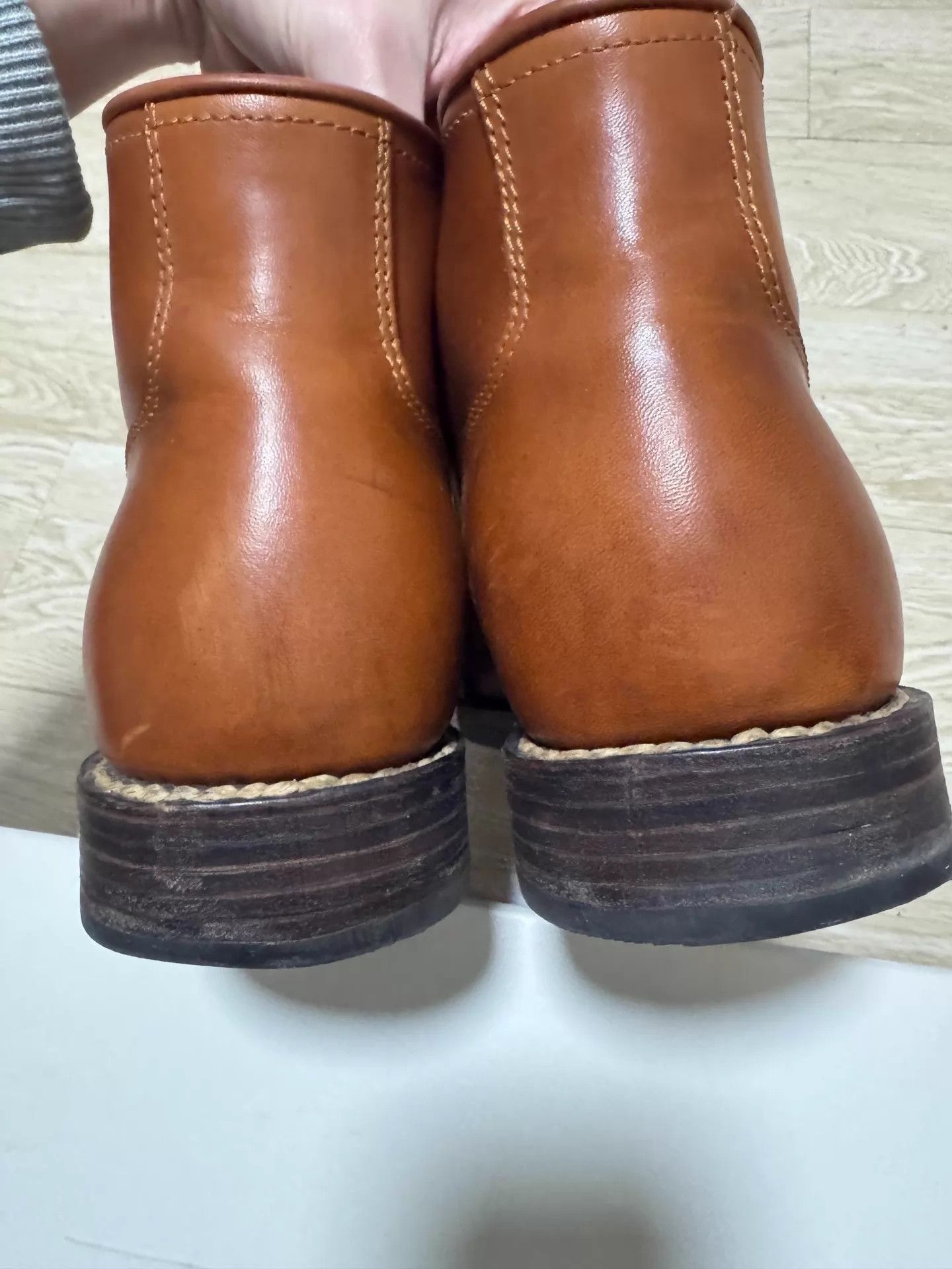 Visvim visvim 24ss brigadier-folk boots LT.BROWN 10.5 veg horse Size US 10.5 / EU 43-44 - 8 Thumbnail