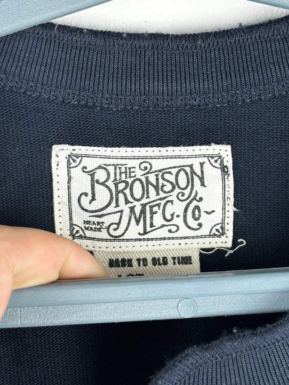 Bronson MFG. CO. Bronson MFG Tubular Long sleeve T Shirt Navy Heavyweight Size US S / EU 44-46 / 1 - 5 Thumbnail