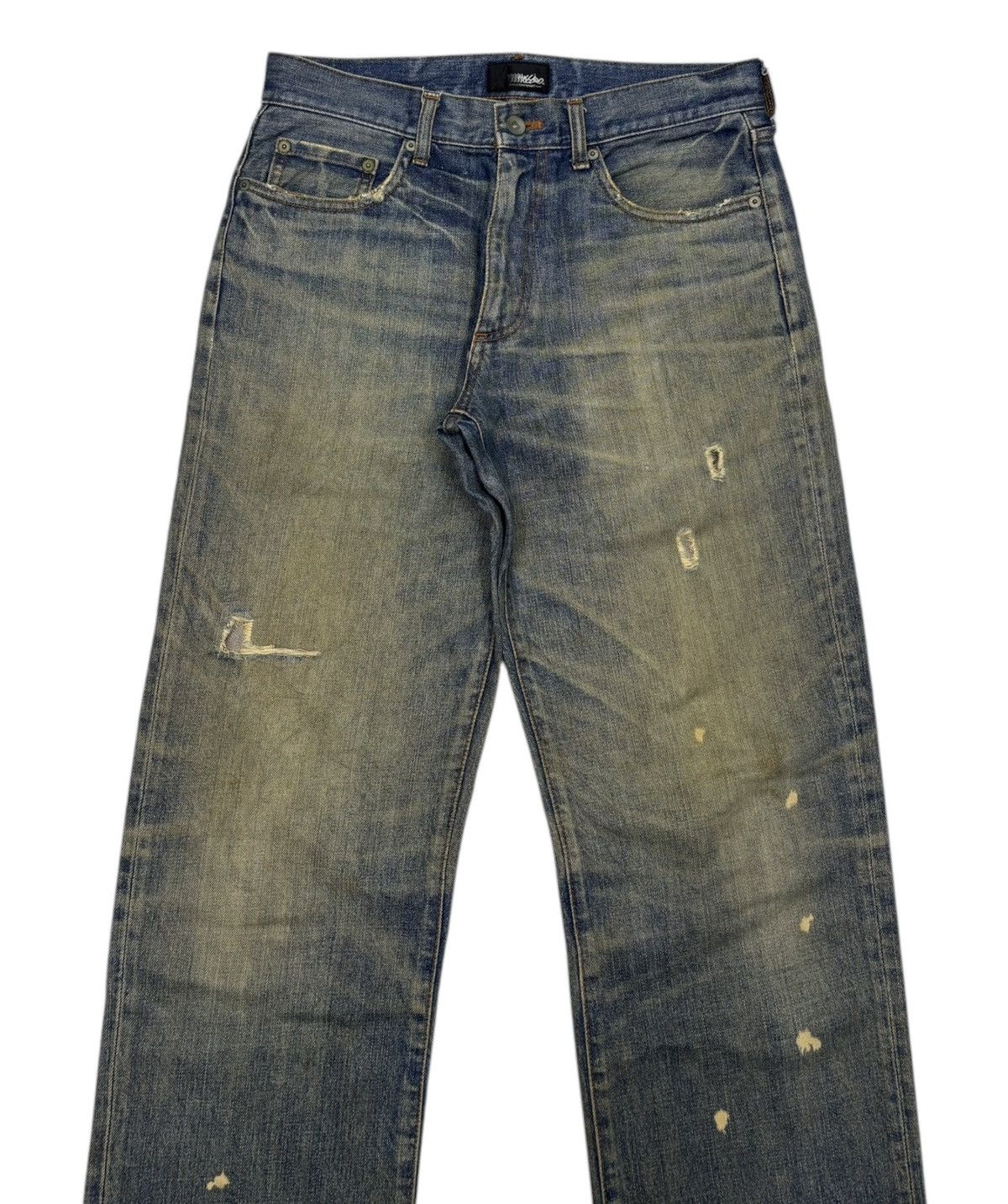 Hysteric Glamour × If Six Was Nine × Mossimo BAGGY JEANS DISTRESSED DENIM MOSSIMO SPORT MUD WASH JEANS Size US 31 - 5 Thumbnail