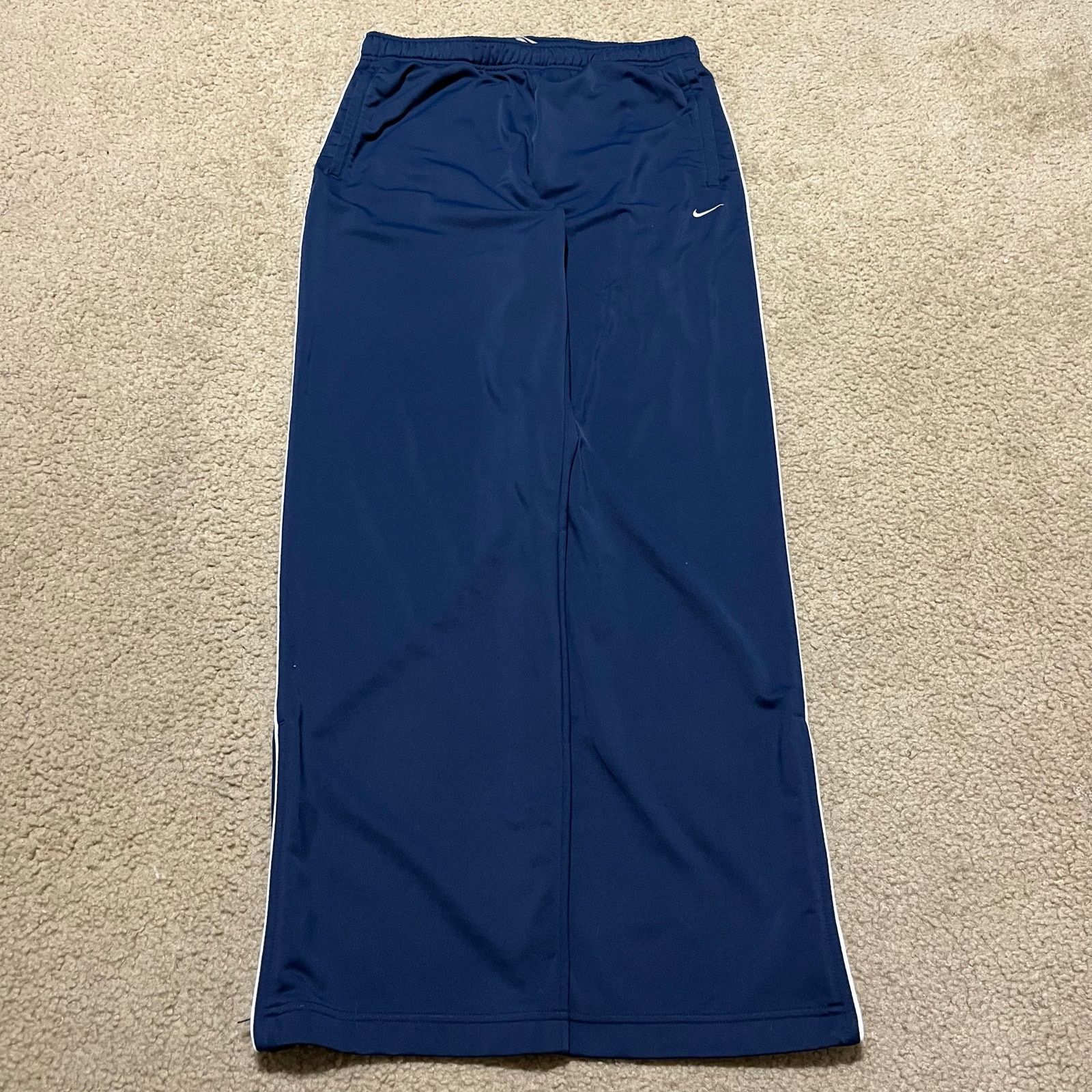 Nike Nike Y2K Baggy Solid Navy Casual Sweatpants Large Size US 31 - 1 Thumbnail