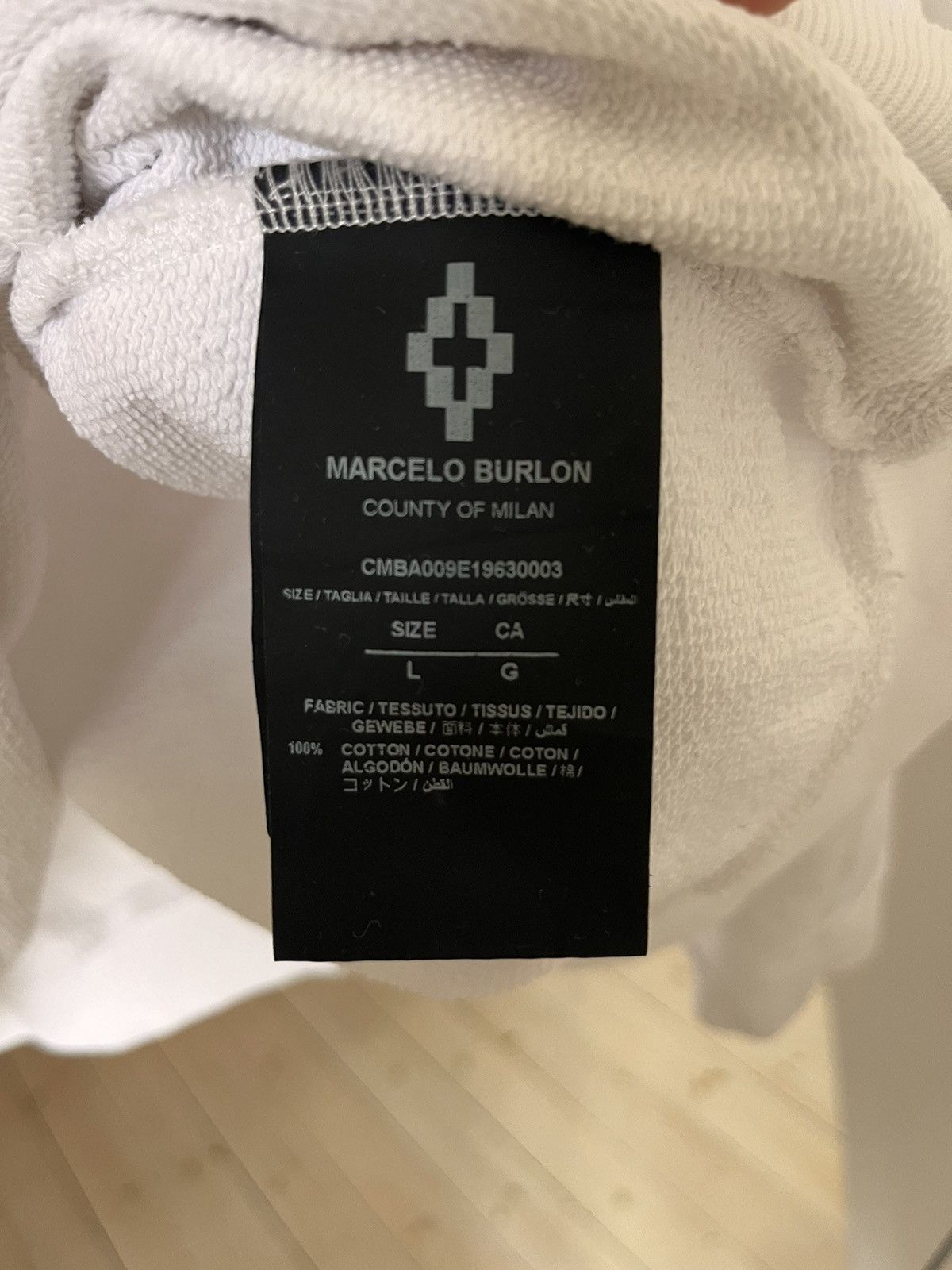 Marcelo Burlon Marcelo Burlon Wings Size US L / EU 52-54 / 3 - 8 Thumbnail