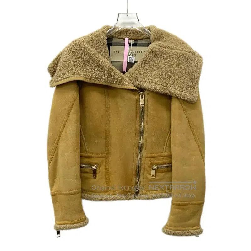Burberry Burberry Brown Women's Jacket Size S. Size S / US 4 / IT 40 - 1 Thumbnail