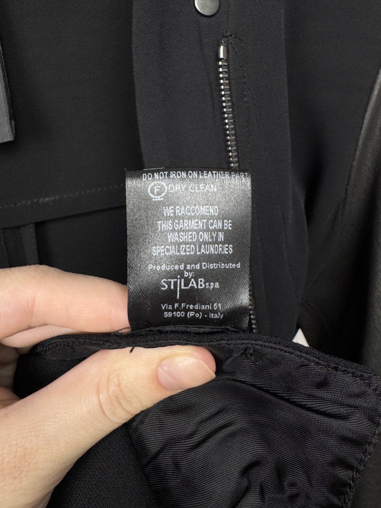 Ilaria Nistri Ilaria Nistri avant garde leather sleeves black jacket Italy Size S / US 4 / IT 40 - 13 Thumbnail
