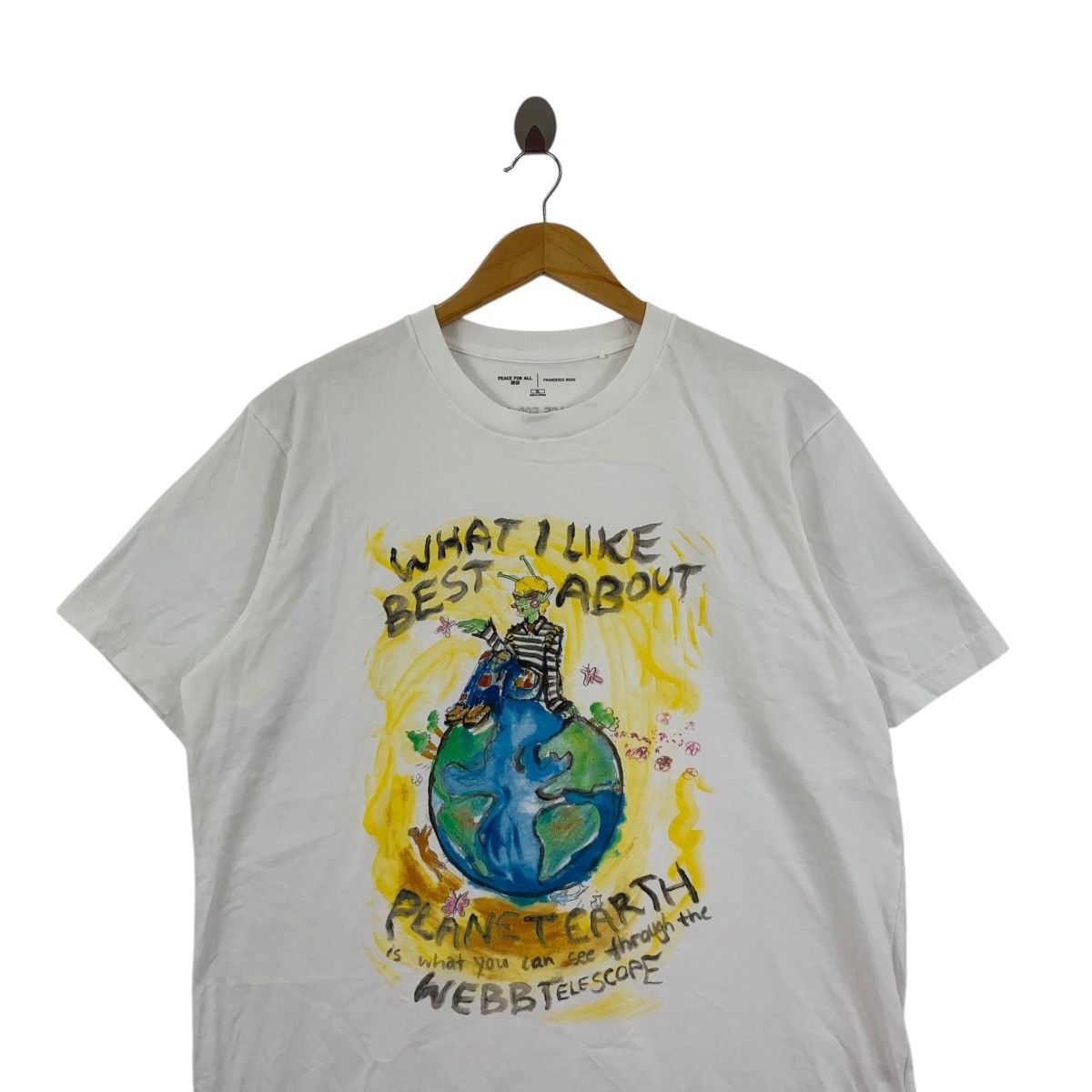 Uniqlo UNIQLO x FRANCESCO RISSO x MARNI Peace For All Tee Shirt Top Size US XL / EU 56 / 4 - 2 Thumbnail
