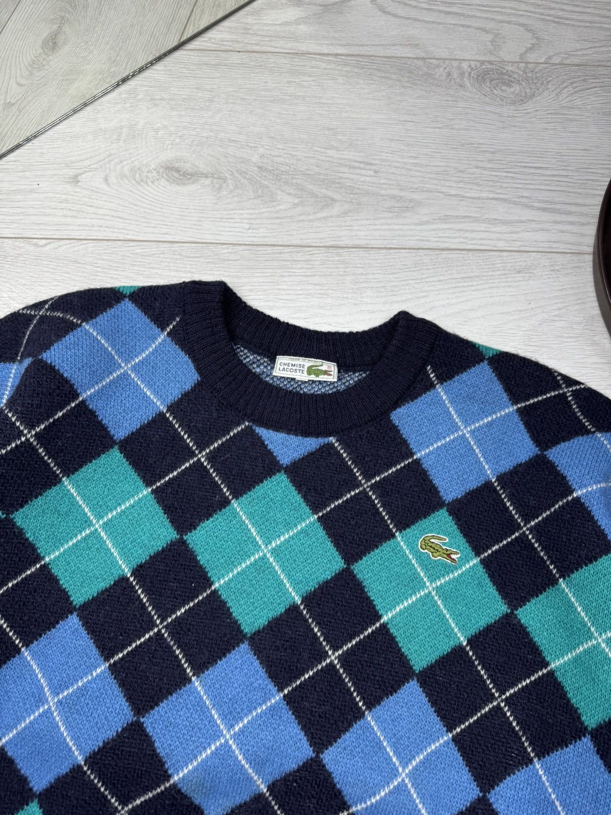 Lacoste × Vintage Vintage 90s Chemise Lacoste Sweater Size US L / EU 52-54 / 3 - 4 Thumbnail