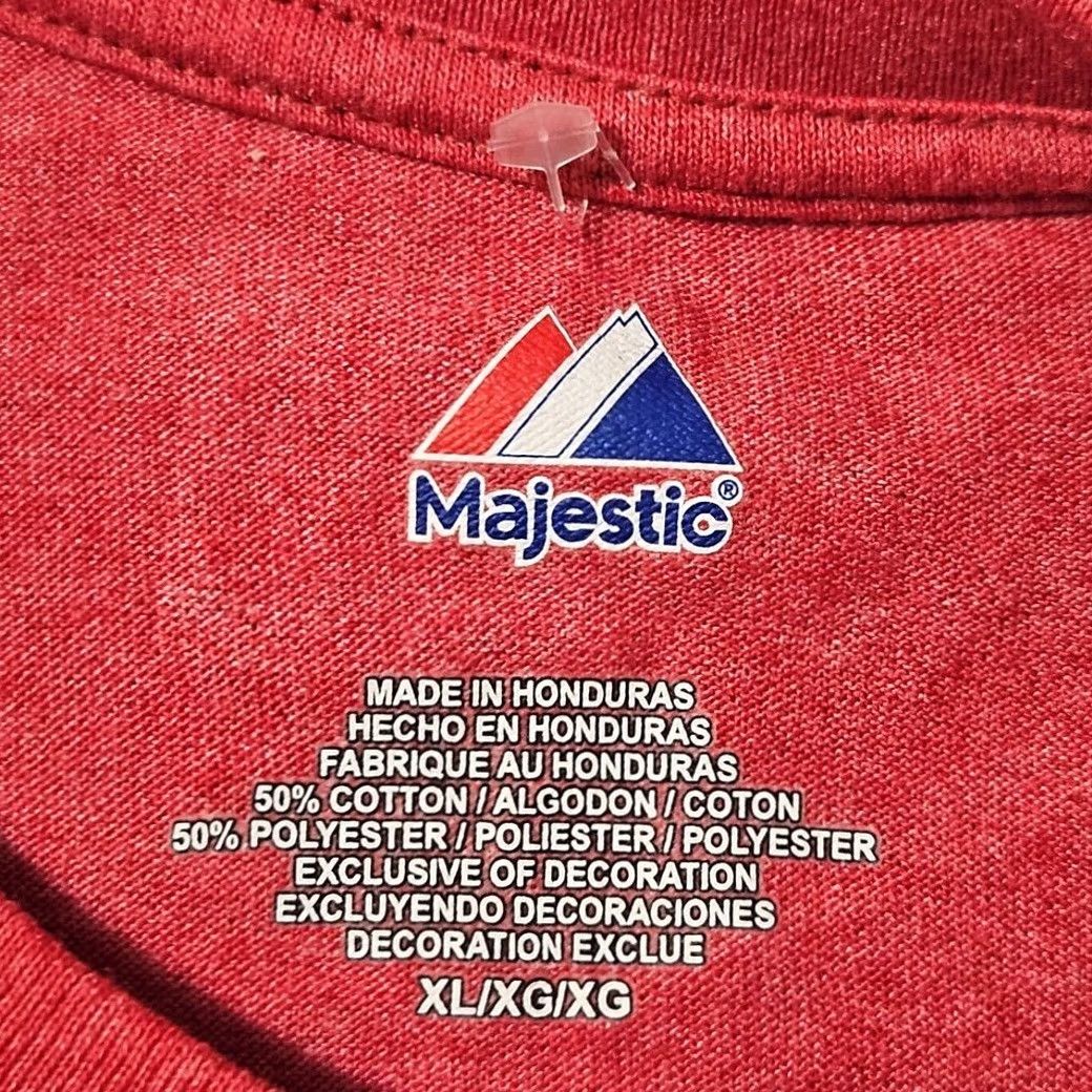 Vintage Majestic Boston Red Sox Fenway Park Red Short-Sleeve T-shirt Size XL Mens Size US XL / EU 56 / 4 - 4 Thumbnail
