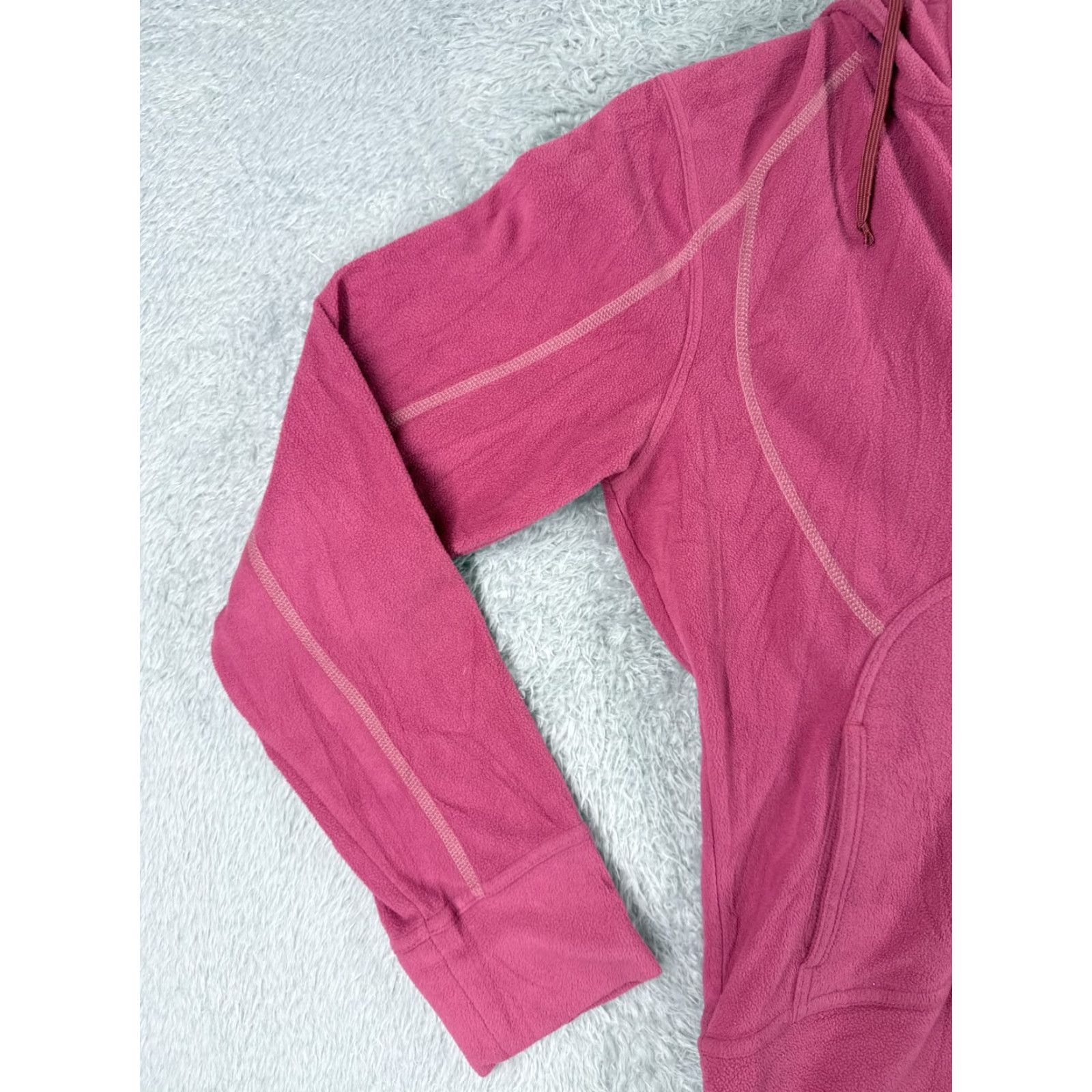 The North Face The North Face Hoodie Women L Pink Pullover Mock Neck Fleece 100% Polyester Regular Fit All Seasons Pockets Casual Activewear Size L / US 10 / IT 46 - 3 Thumbnail