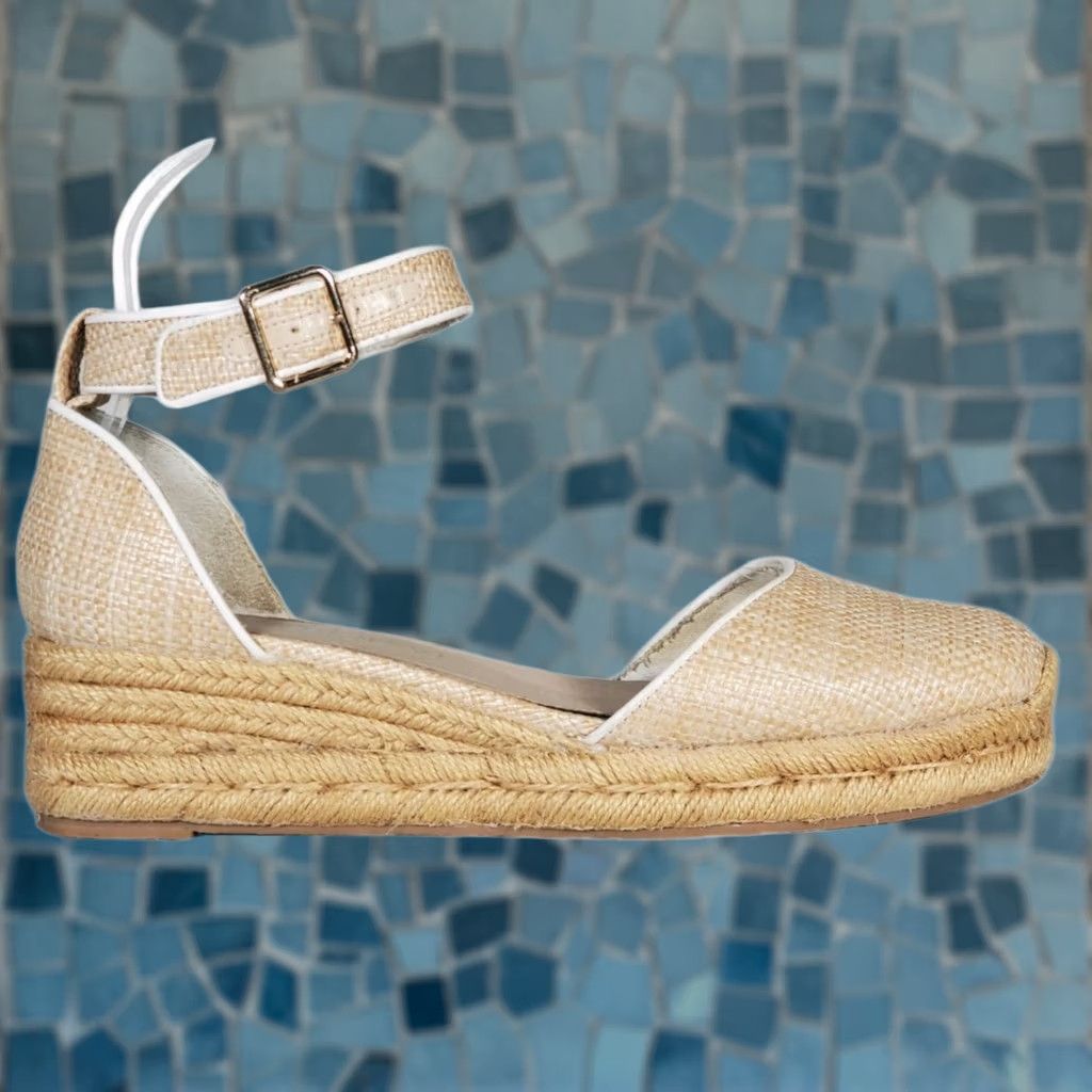 Jack Rogers VINTAGE Jack Rogers Palmer Espadrille Sandals Closed Toe Natural Women’s 9 M NFTW? Size US 9 / IT 39 - 1 Thumbnail