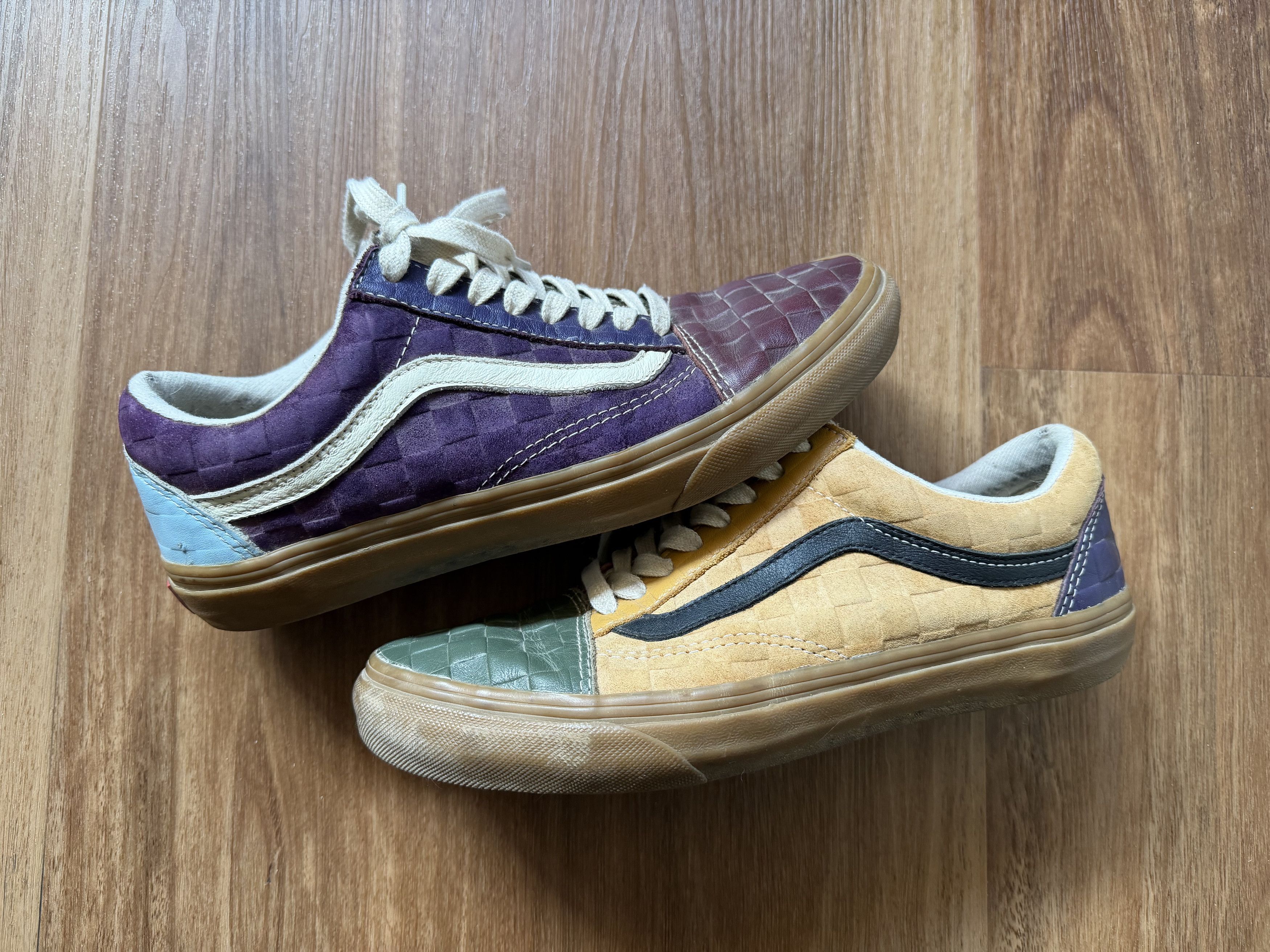 Vans Vans Old Skool Patchwork Colorblock Checkerboard Rare Size US 7.5 / EU 40-41 - 7 Thumbnail