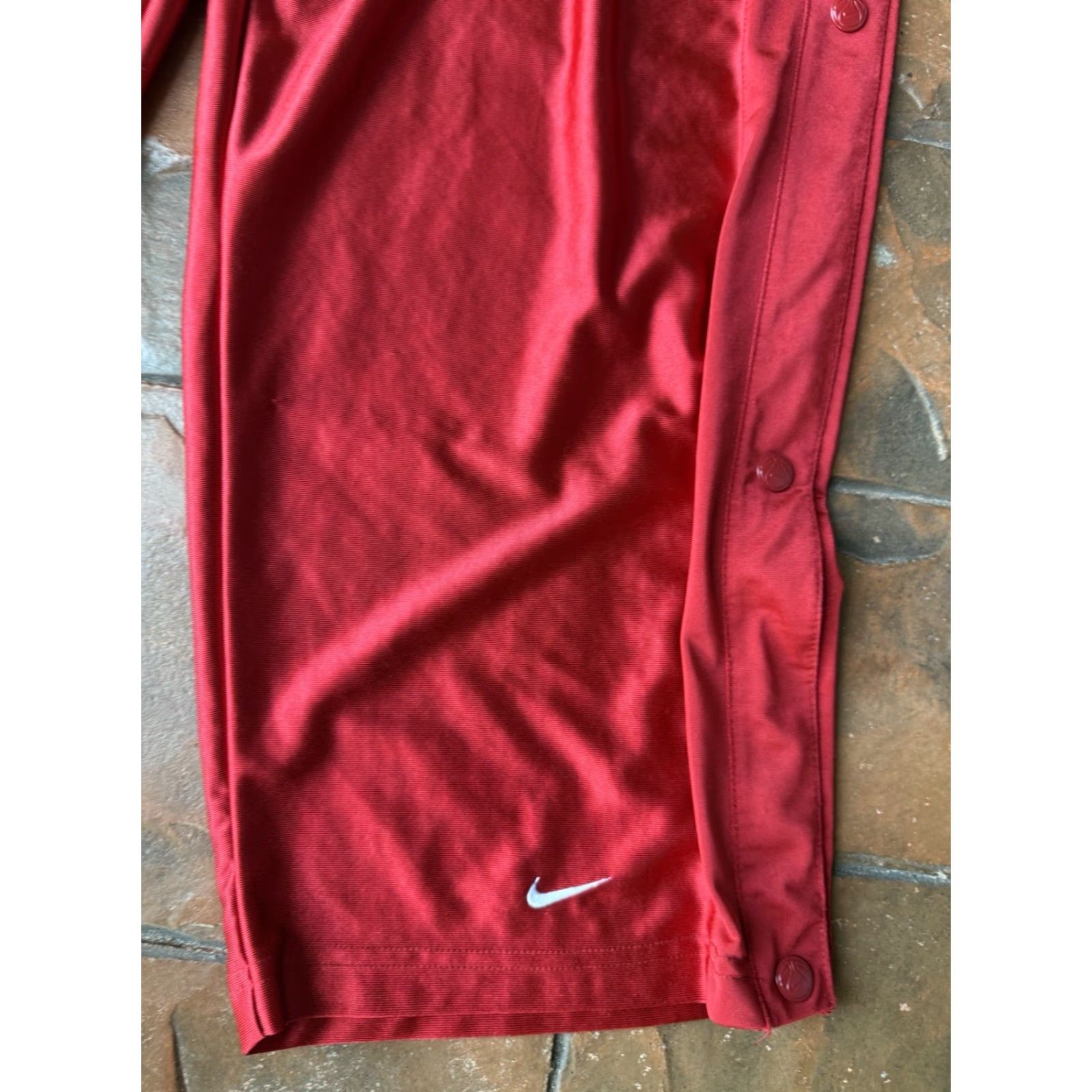 Nike Nike Tear Away Break Warmup Basketball Pants Men’s 2XL Red Sweatpants Shiny Size US 39 - 7 Thumbnail