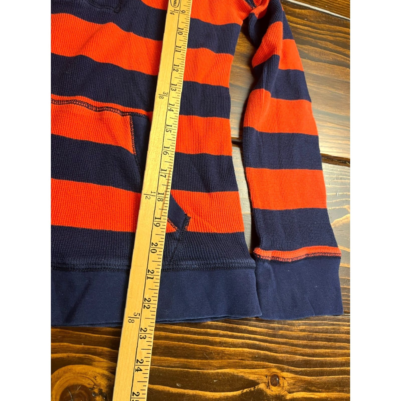 Vintage Lauren Active Hoodie Women L Blue Orange Striped Lace Pullover Vintage Modern Casual Jacket? Size L / US 10 / IT 46 - 6 Thumbnail