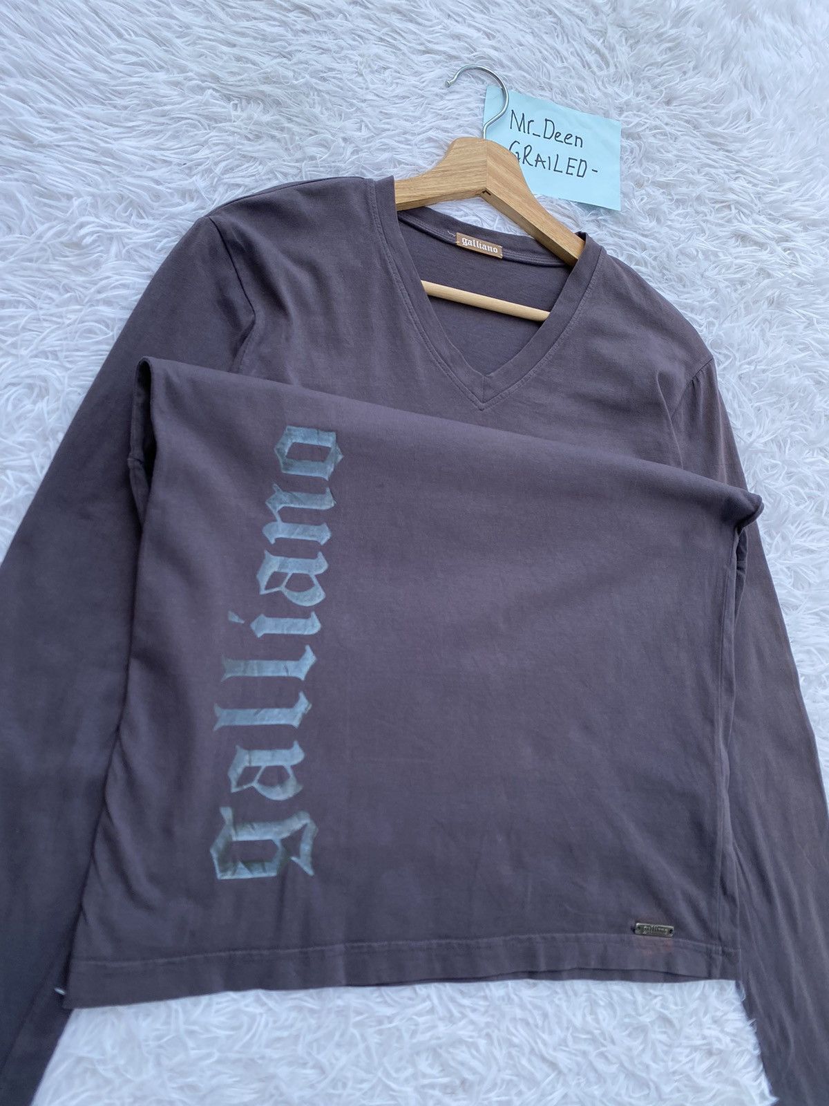 John Galliano Rare Vintage John Galliano Spellout Long sleeve Size US M / EU 48-50 / 2 - 8 Thumbnail