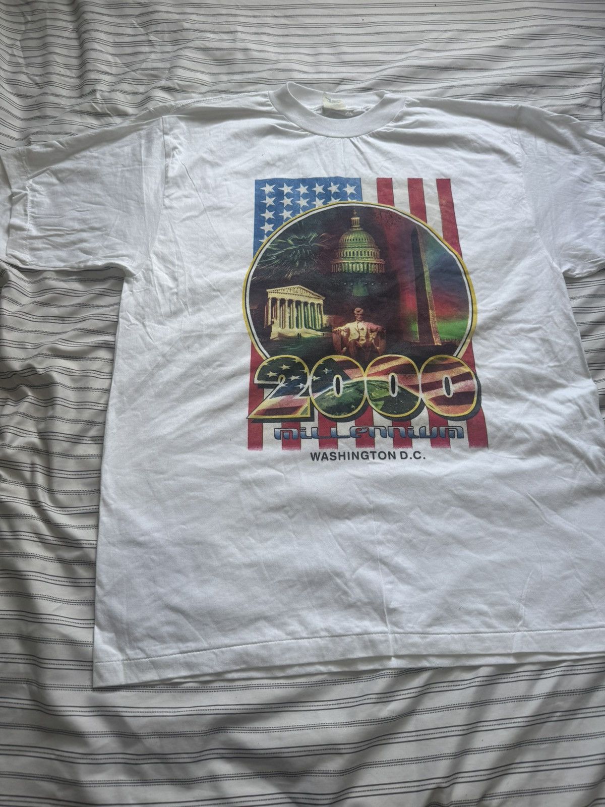 Other Y2K 2000 Washington DC Millennium Tee XL Size US XL / EU 56 / 4 - 1 Thumbnail