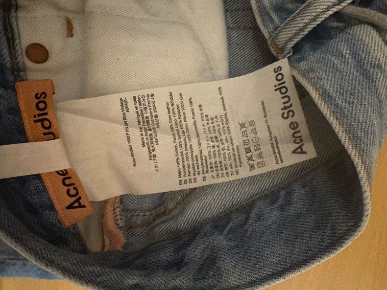 Acne Studios acne studios Washed light blue jeans 2502-Nextarrow Size US 34 / EU 50 - 2 Thumbnail