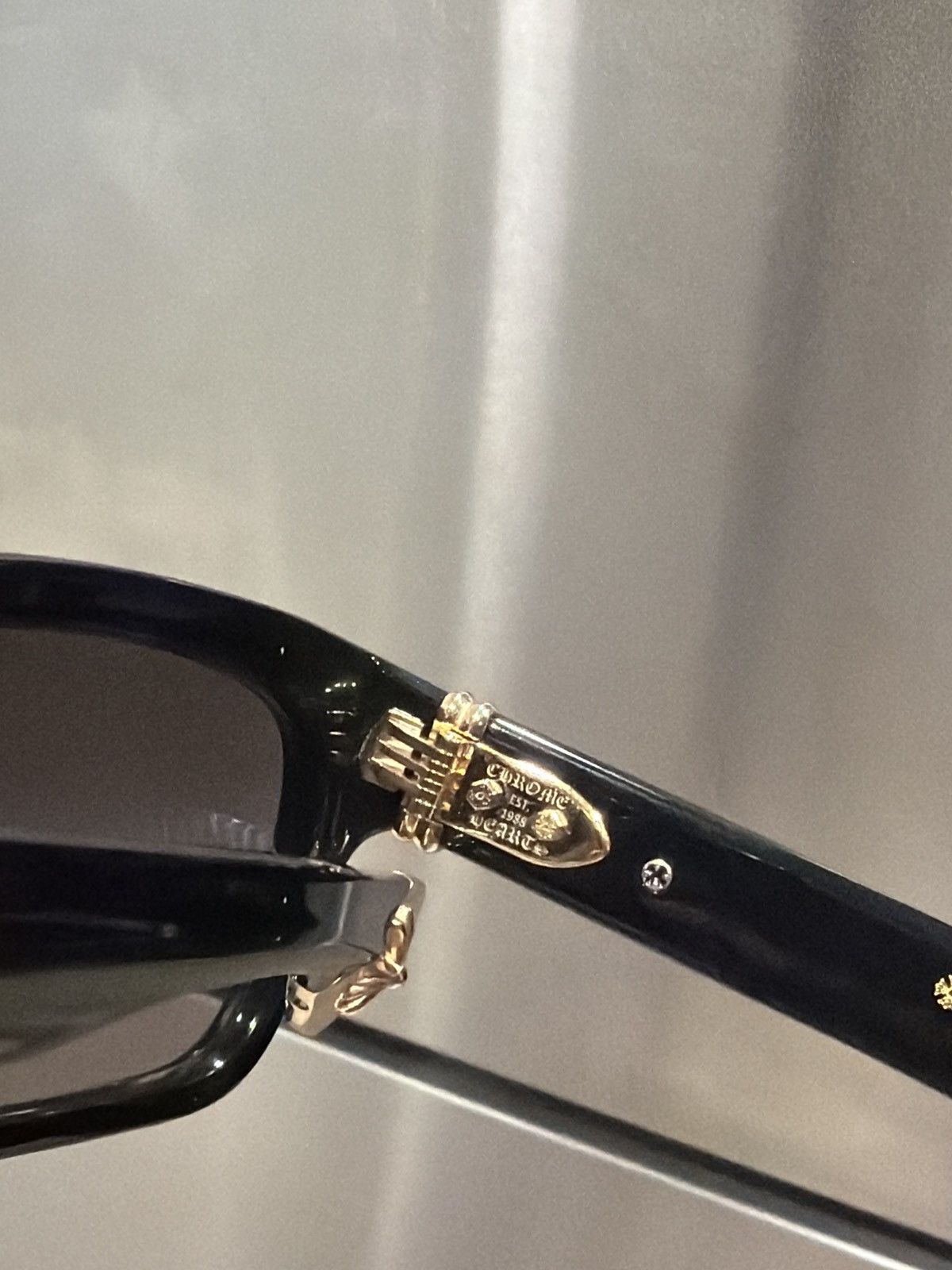 Chrome Hearts Gold Sluss bussin II 2 sunglasses Size ONE SIZE - 7 Thumbnail
