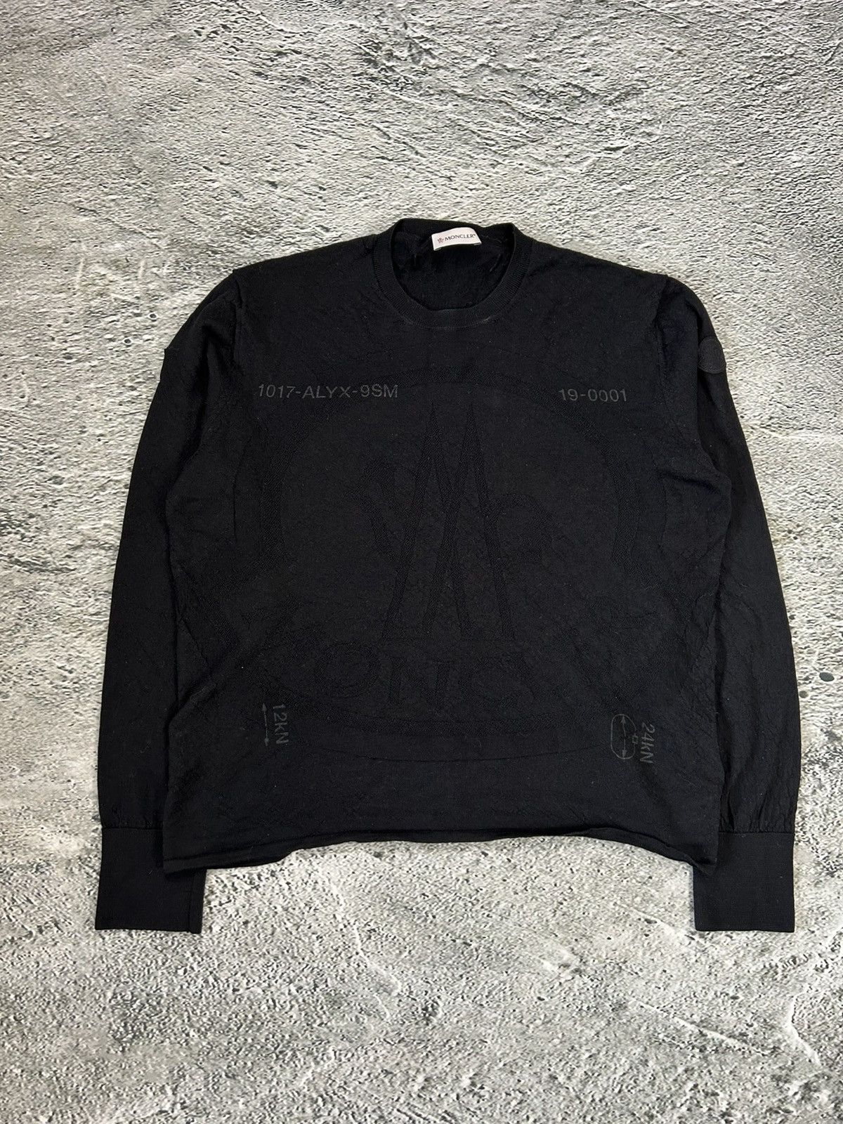 1017 ALYX 9SM × Moncler Moncler x 1017 alyx 9sm knit black sweater Size US S / EU 44-46 / 1 - 1 Thumbnail