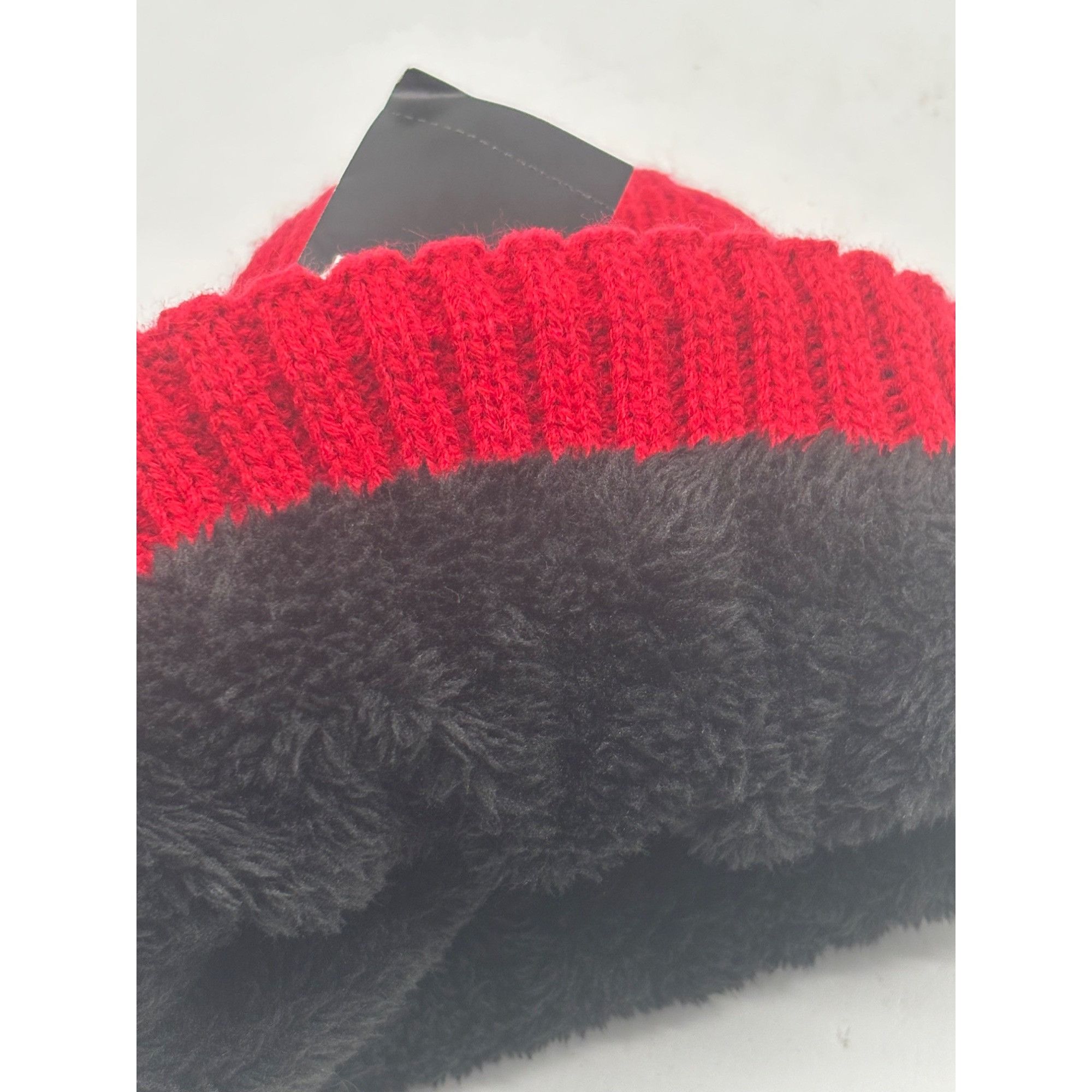 DKNY DKNY Fleece-Lined Knit Beanie, Red Size ONE SIZE - 8 Thumbnail