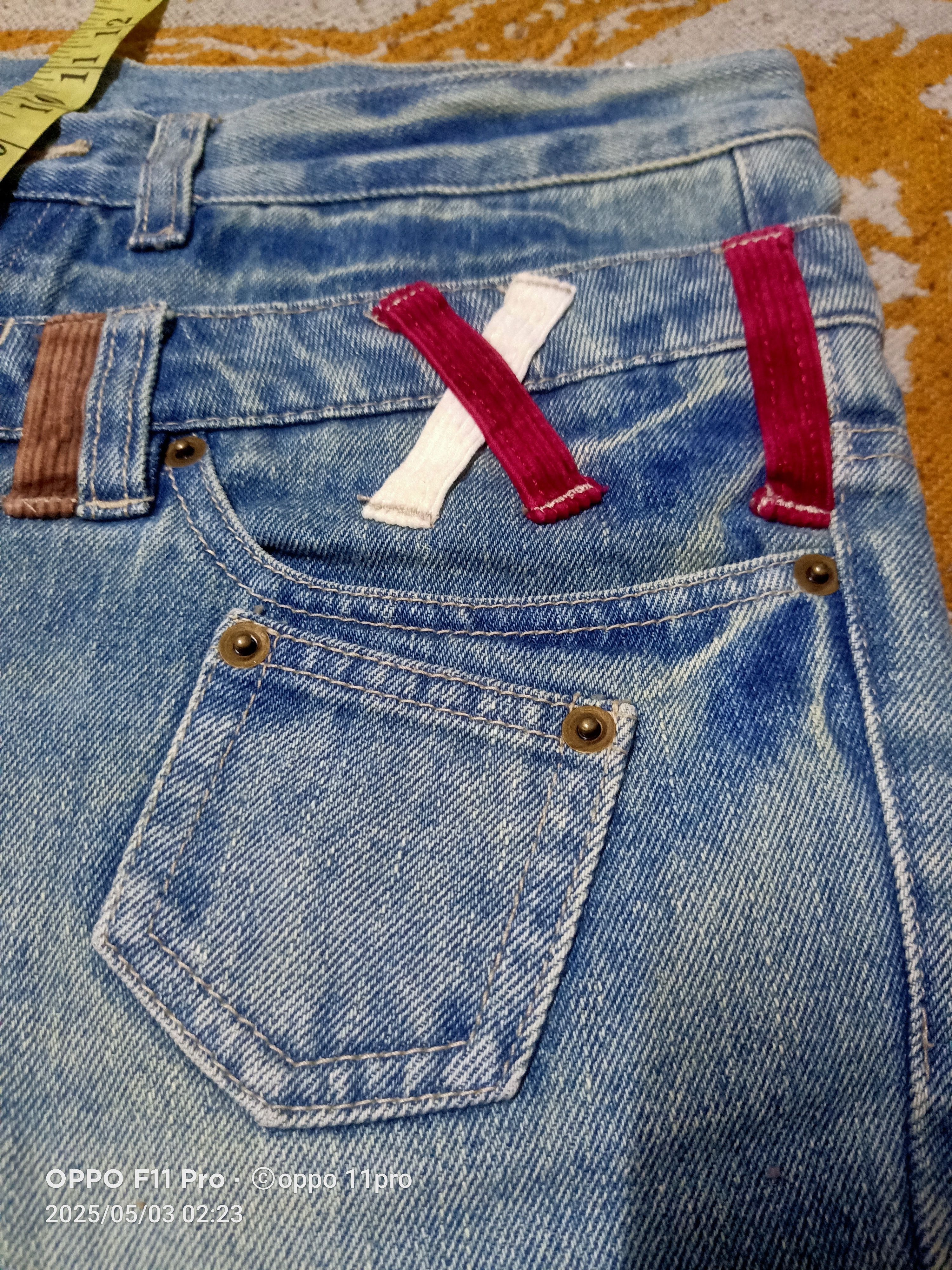 If Six Was Nine × Japanese Brand × Le Grande Bleu (L.G.B.) Unbrand Double Waist Flare Denim Size US 34 / EU 50 - 14 Thumbnail
